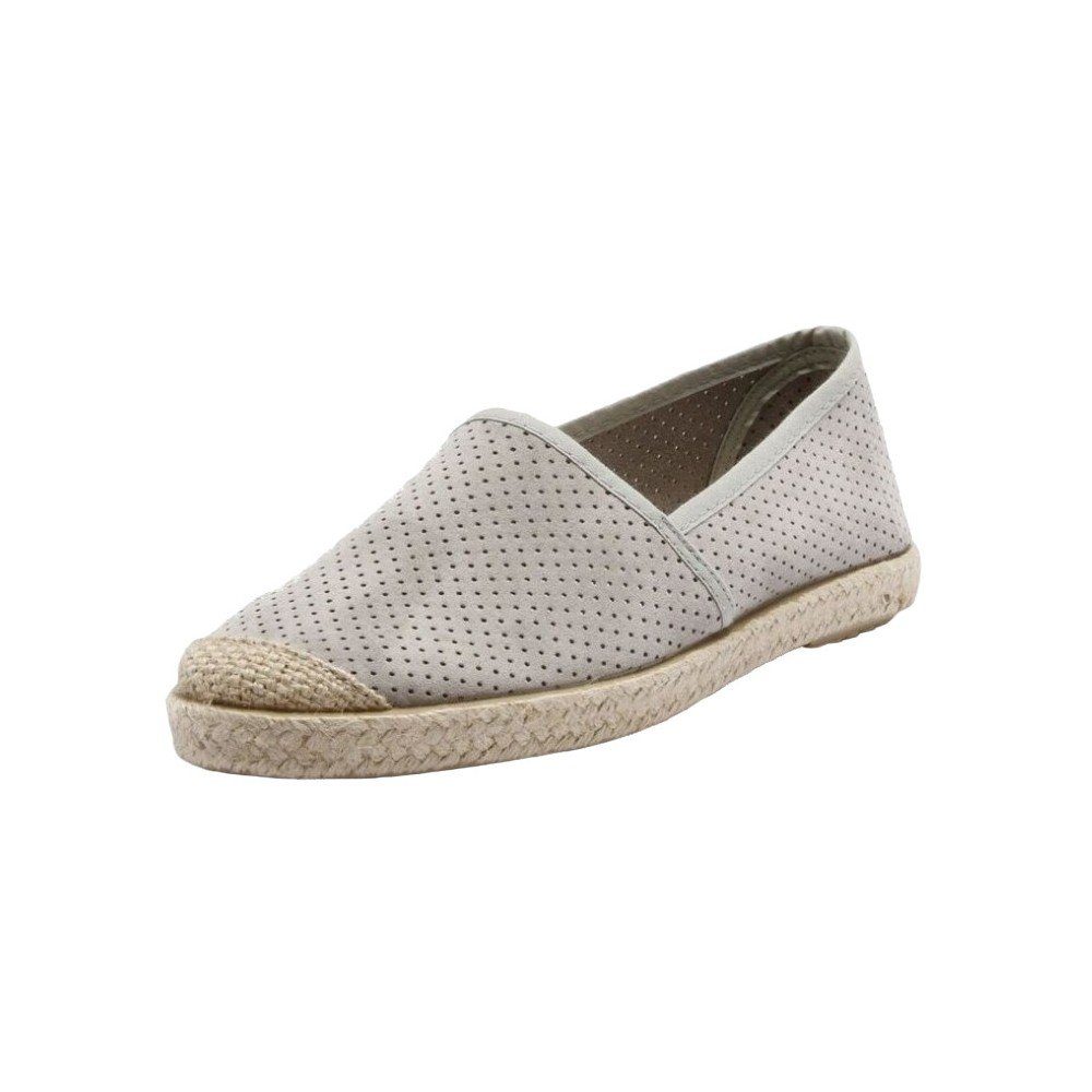 Schuhe vegane Grand Evita Shoes Step Perforated Grey, Sandale