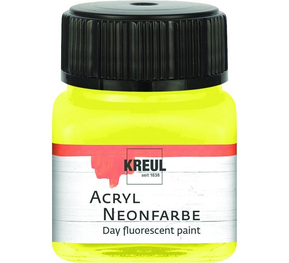 Kreul Künstlerstift Kreul Acryl Neonfarbe neongelb 20 ml