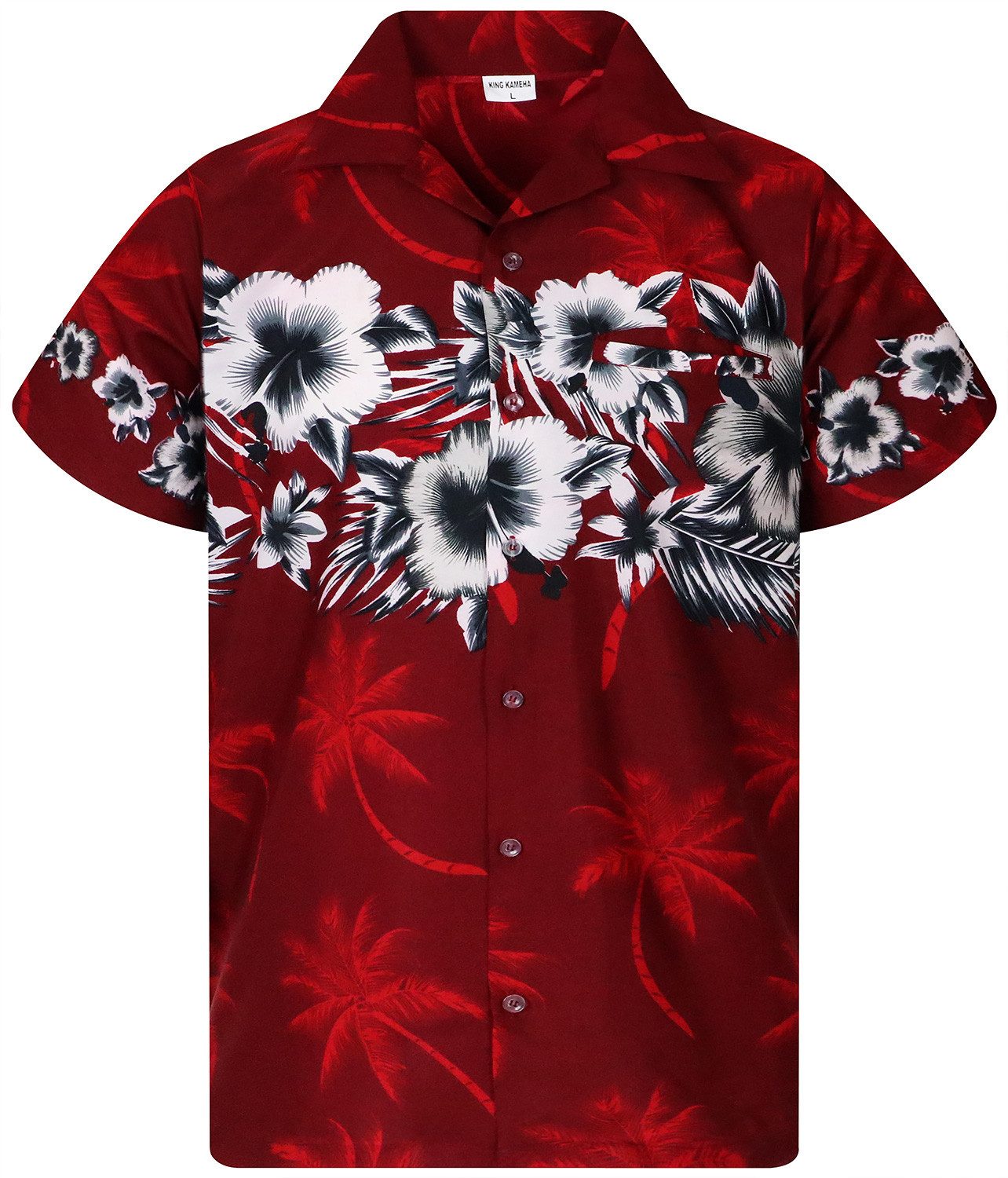 King Kameha Hawaiihemd Flower Chest Funky günstig online kaufen