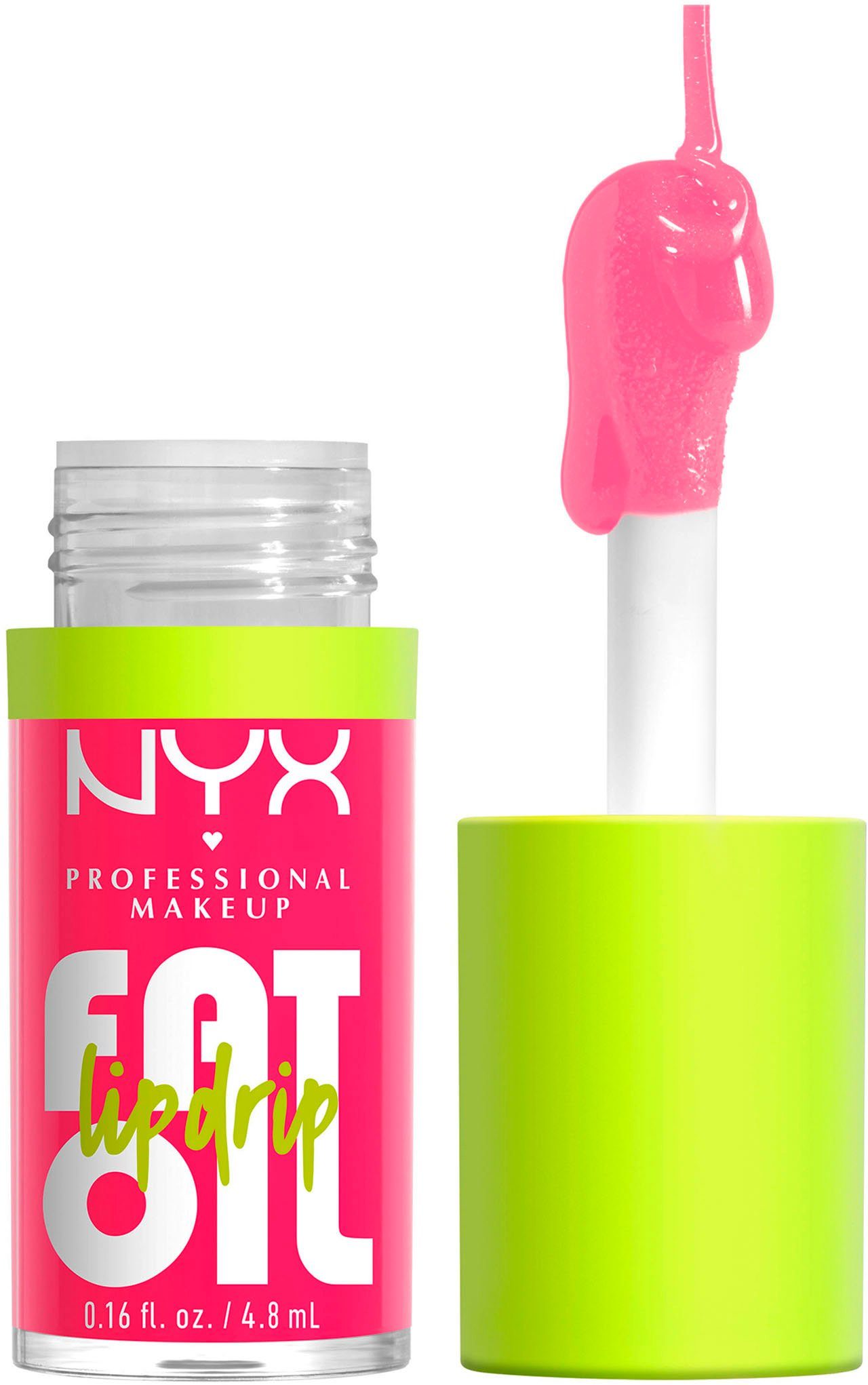 NYX PROFESSIONAL MAKEUP Lipgloss FAT OIL LIP DRIP, ein intensiv-schimmerndes Finish