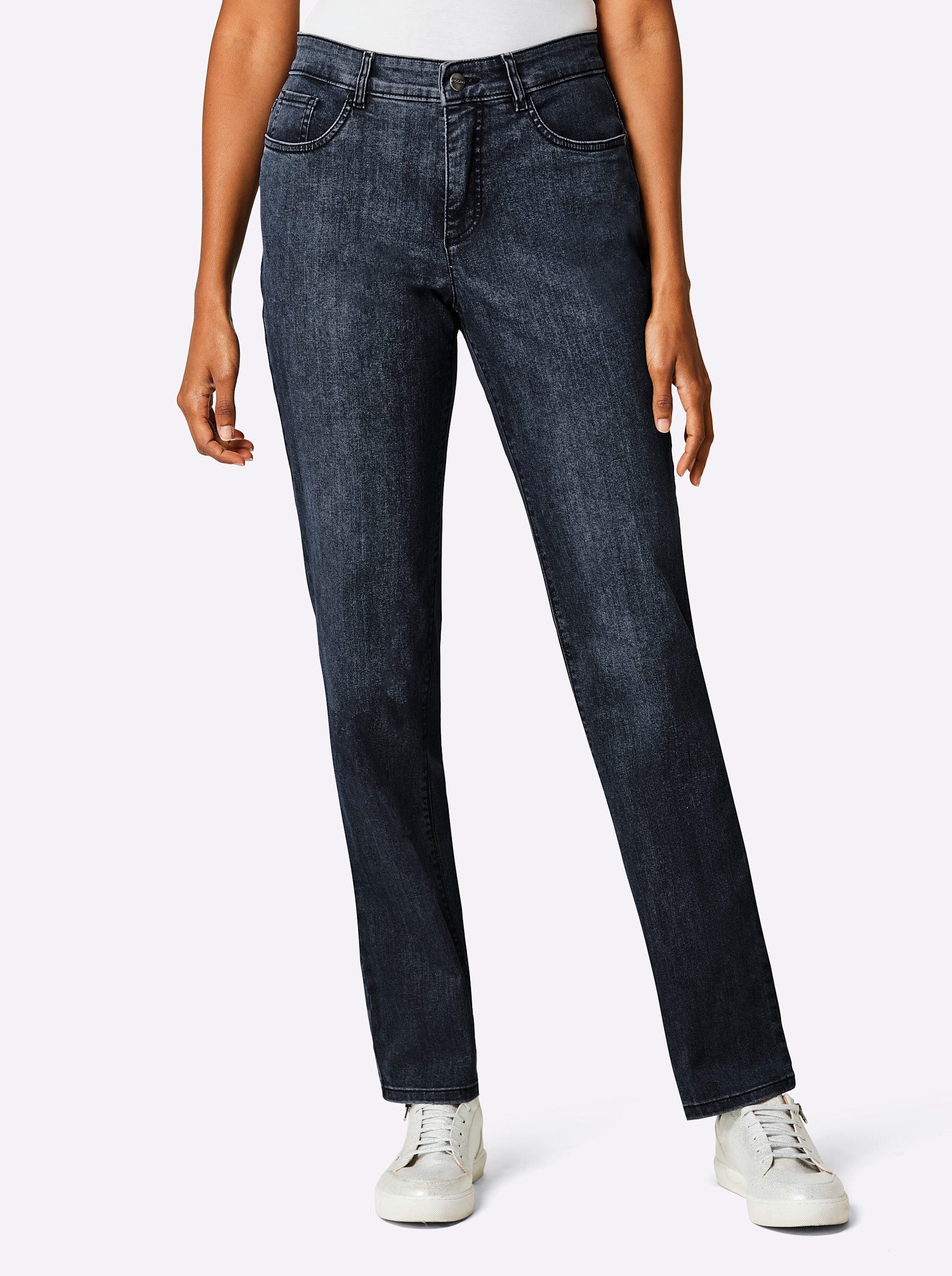 ascari Bequeme Jeans Lyocell-Baumwoll-Jeans komfortabel