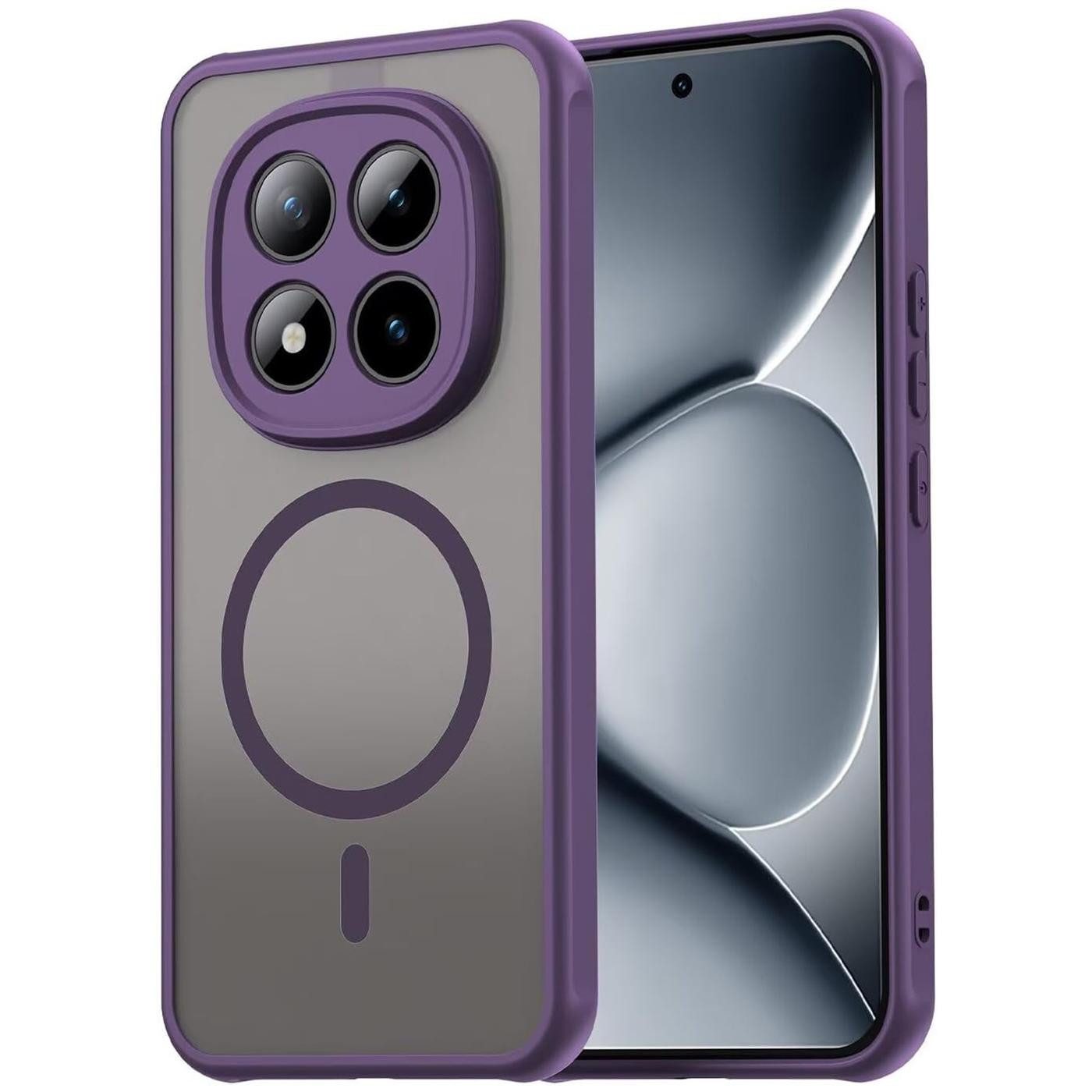 CoolGadget Handyhülle Magnet-Hülle für Xiaomi Redmi Note 15 Pro 5G Schutzhülle magnetisch 6,83 Zoll, Hülle Matt Stoßfest kompatibel mit QI-Laden Zubehör Kameraschutz Case