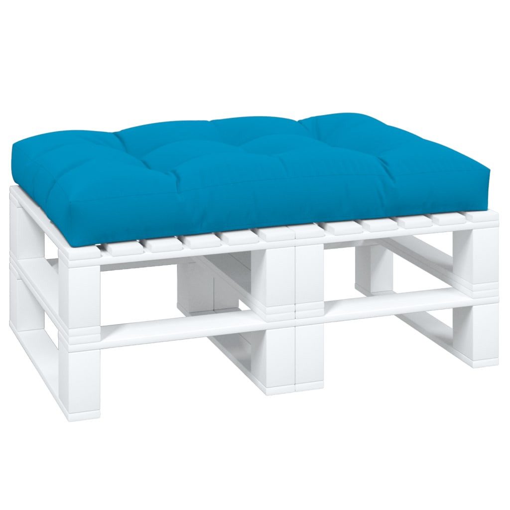 vidaXL Sitzauflage Palettenkissen Blau 120x80x12 cm günstig online kaufen