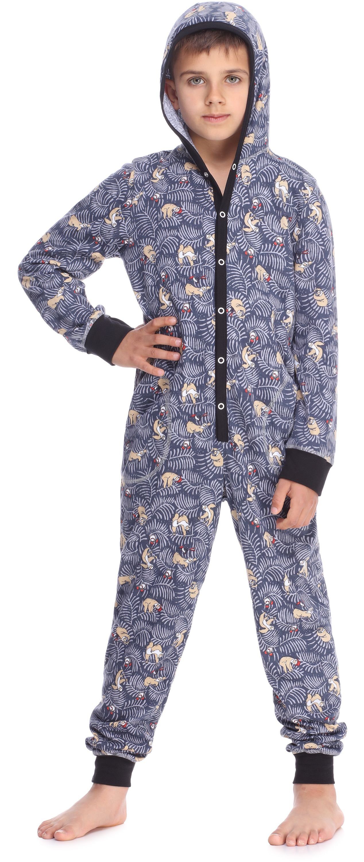 Jugend Schlafanzug Schlafoverall Schlafanzug Timone TI122 Faultier