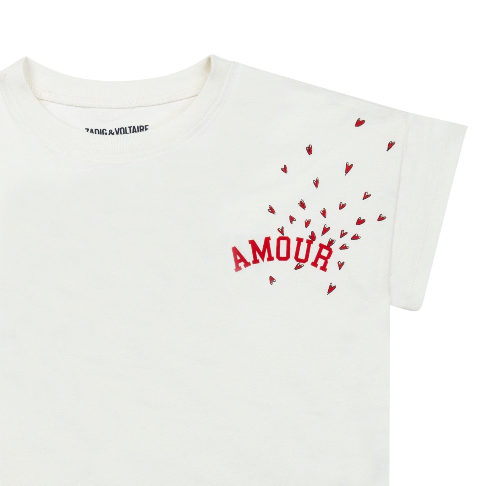 Zadig Print College VOLTAIRE ZADIG mit Kurzarmshirt Voltaire in T-Shirt off-white & &
