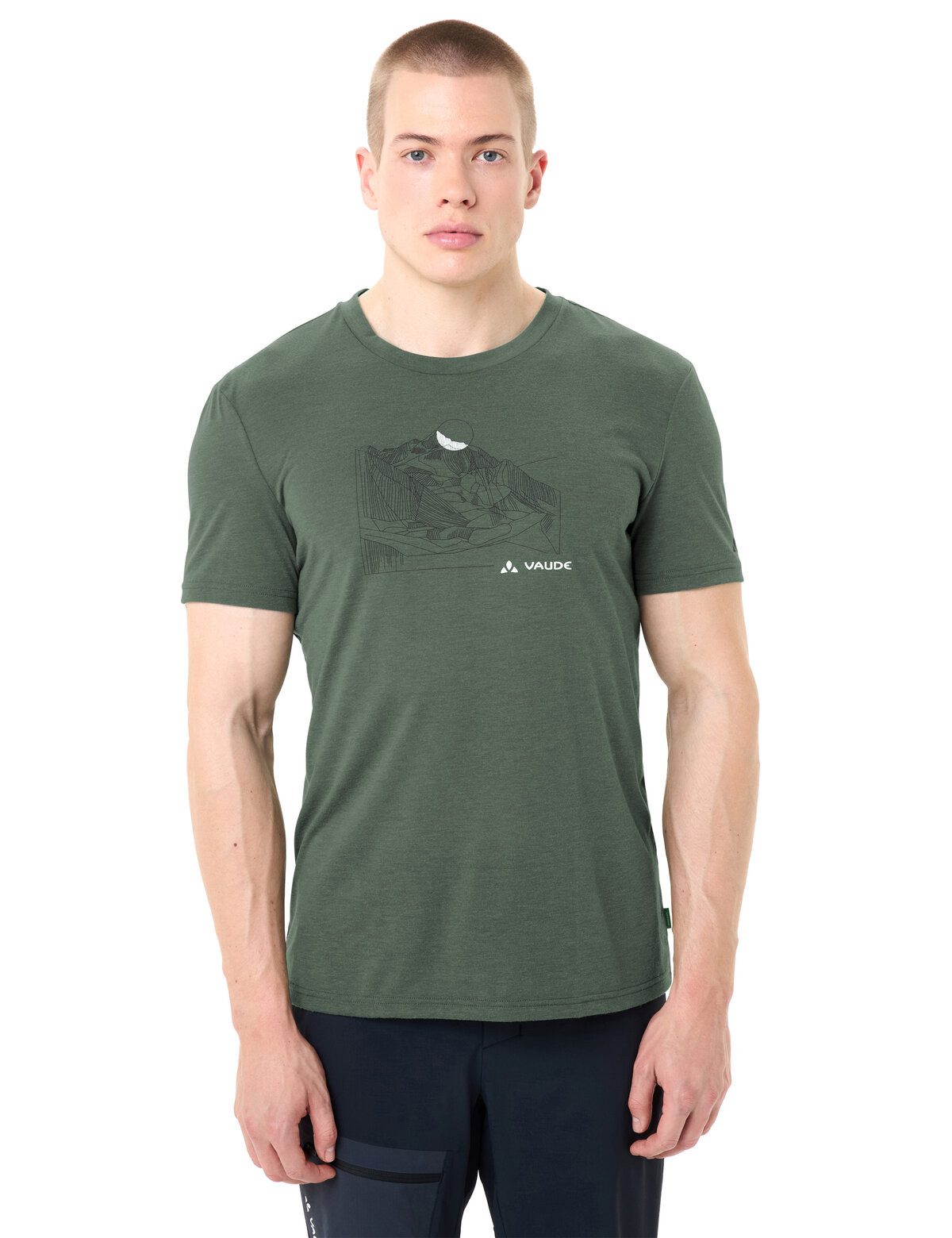 VAUDE Funktionsshirt MEN'S TEKOA T-SHIRT III sportliche Passform, Kurzarm, für Sport und Outdoor
