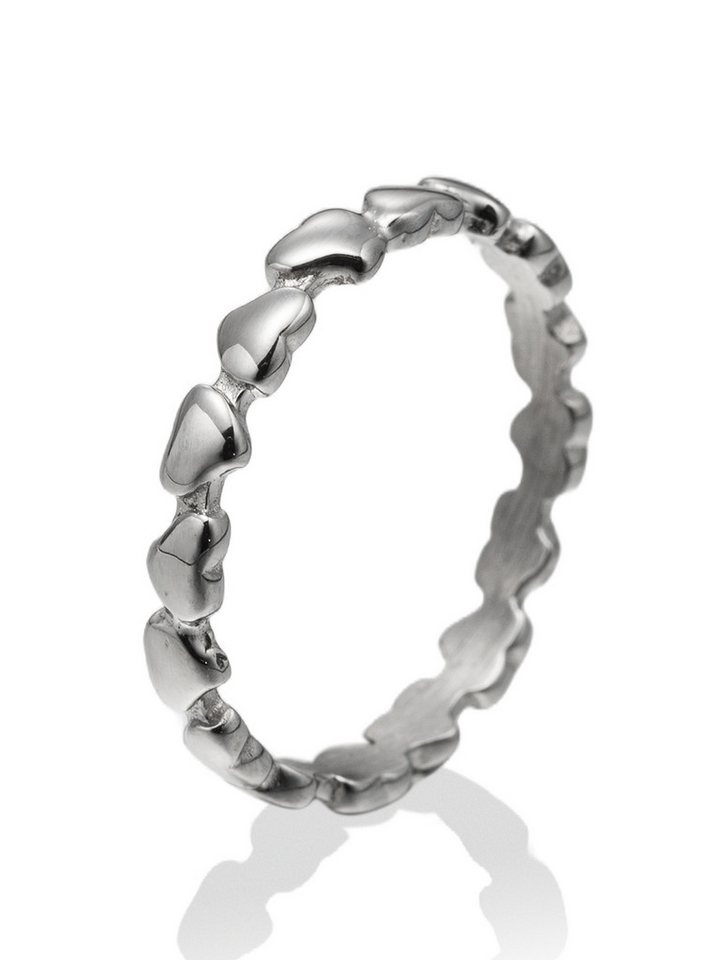 Aniston JEWELRY & WATCHES Fingerring Schmuck Geschenk Edelstahl Damenring Ring Herz, Made in Germany