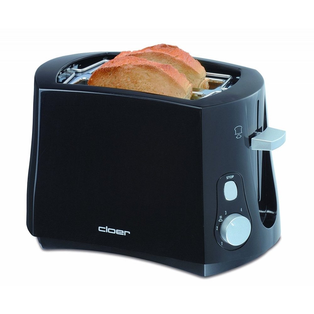 Toaster Toaster 3310 Schwarz für Frühstück.