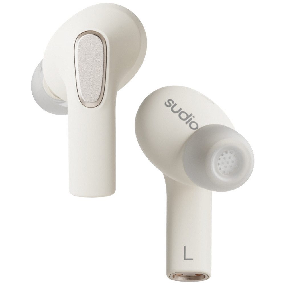 Sudio E3 In Ear Headset Bluetooth® Stereo Weiß Noise Cancelling Head Kopfhörer