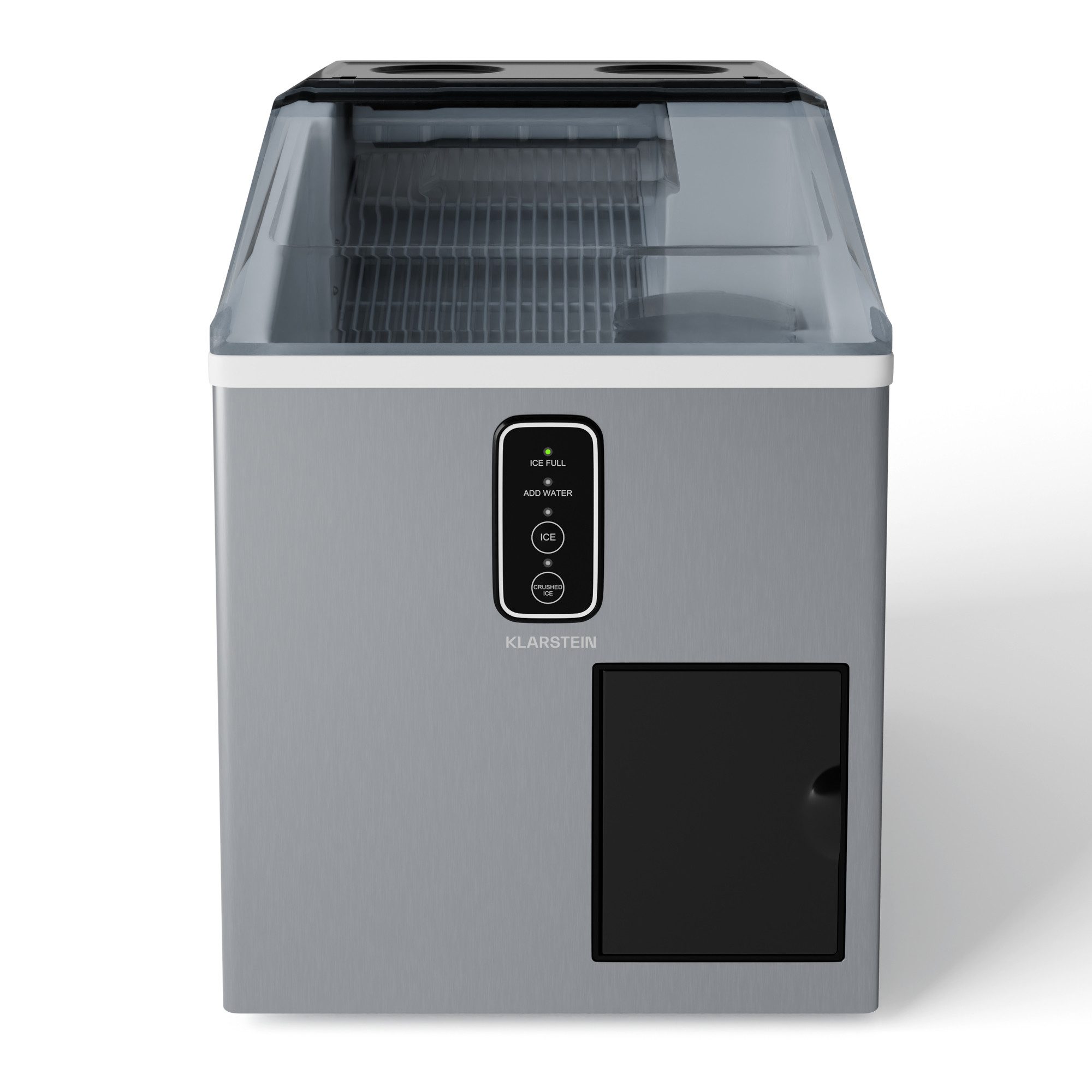 Klarstein Eiswürfelmaschine IceFestival Bullet, Eismaker Eismachine Elektrisch 15kg/Tag LED Touch