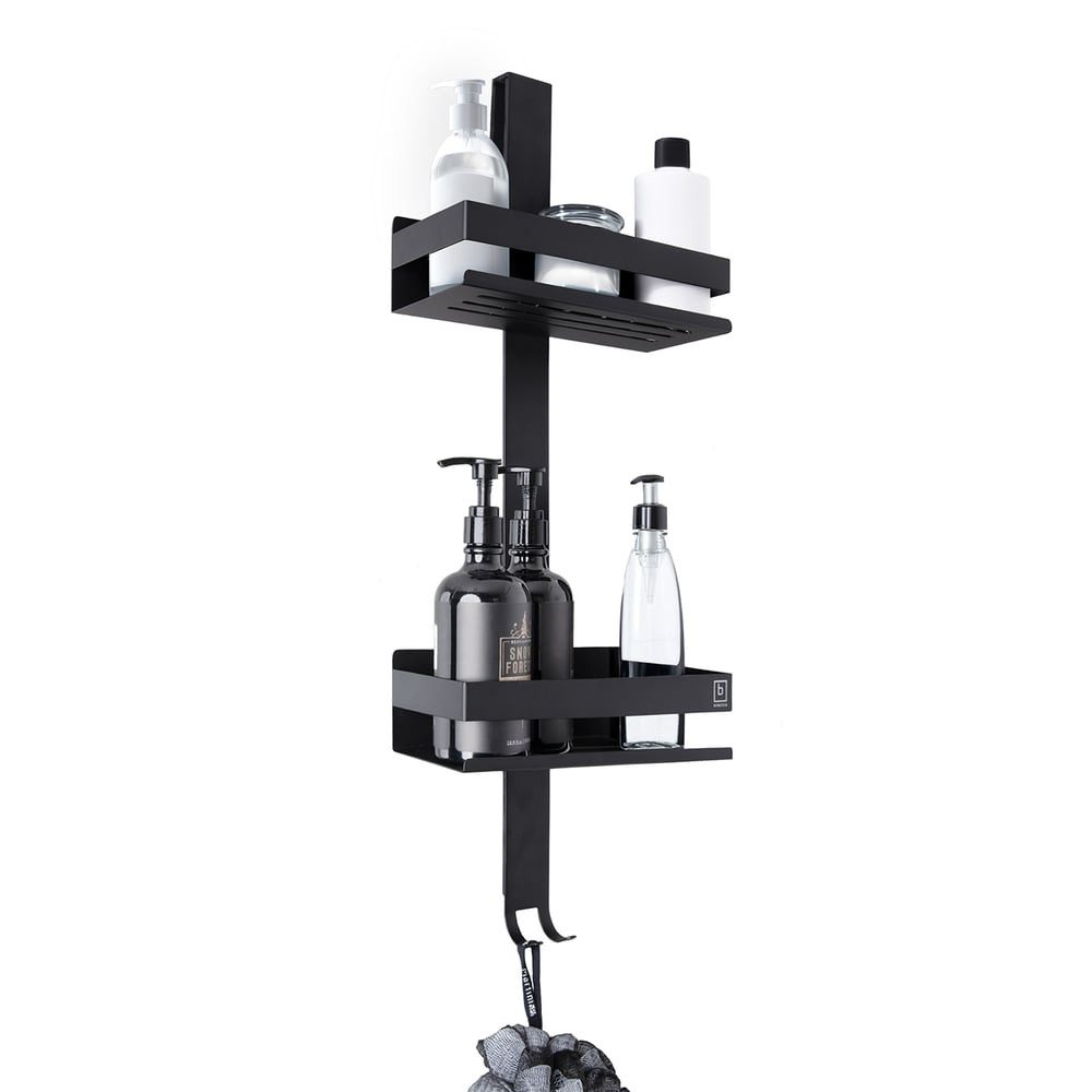 Benkstein Duschablage Duschablage zum Hängen Schwarz, 36-tlg., Duschregal m günstig online kaufen