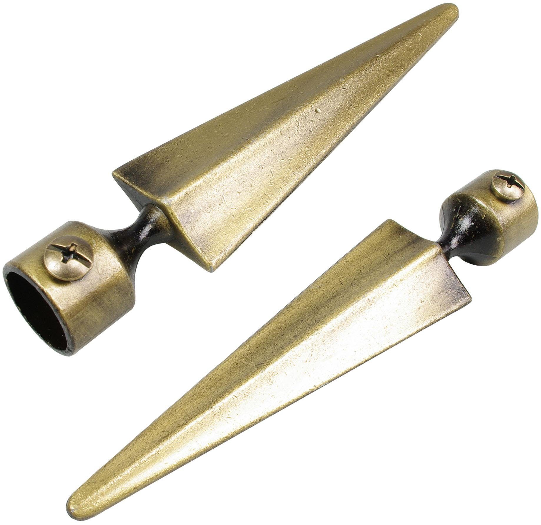 Liedeco Gardinenstangen-Endstück Herkules, Gardinen, (Set, 2-St), günstig online kaufen