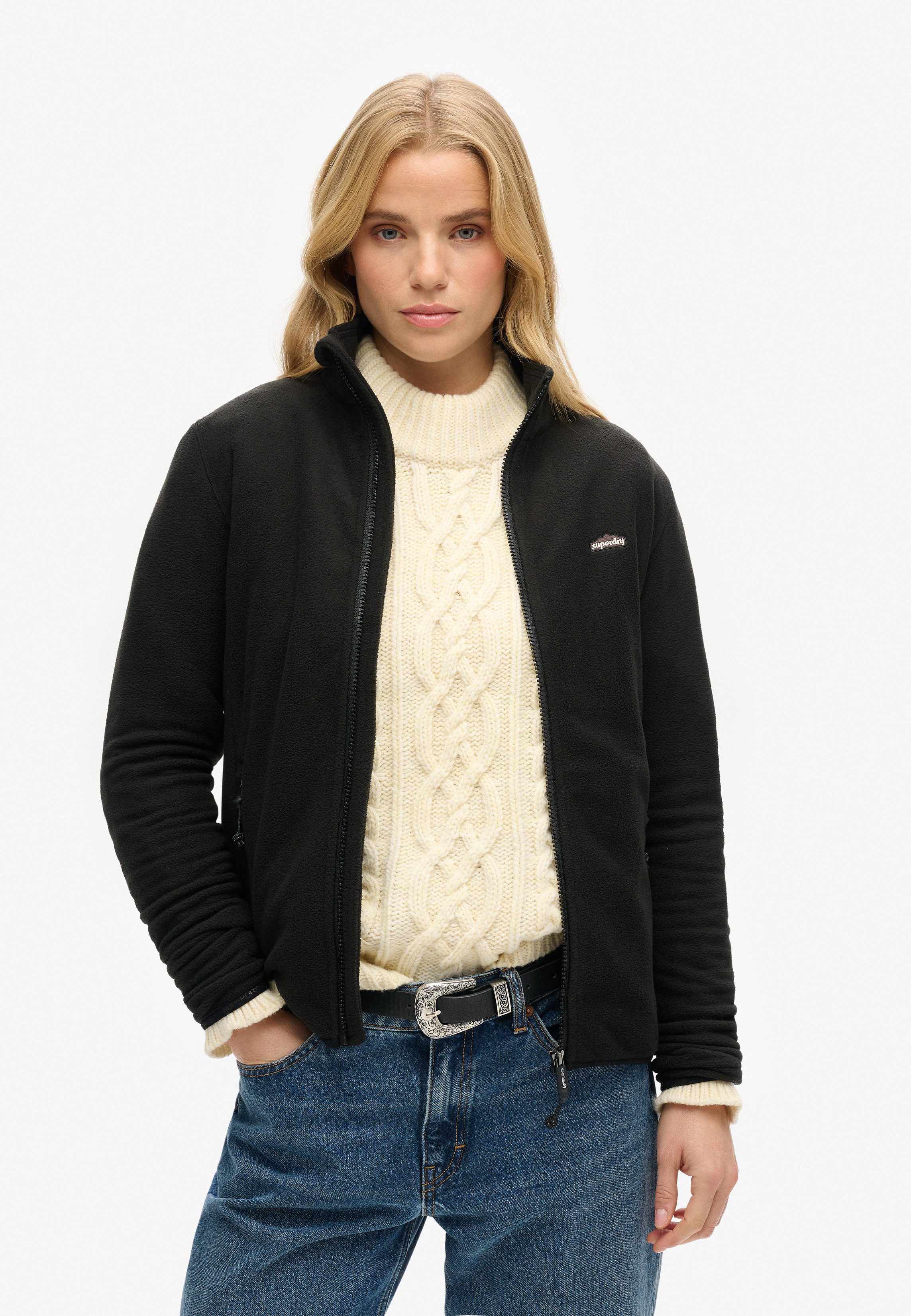 Superdry Sweatjacke POLAR FLEECE FULL ZIP günstig online kaufen