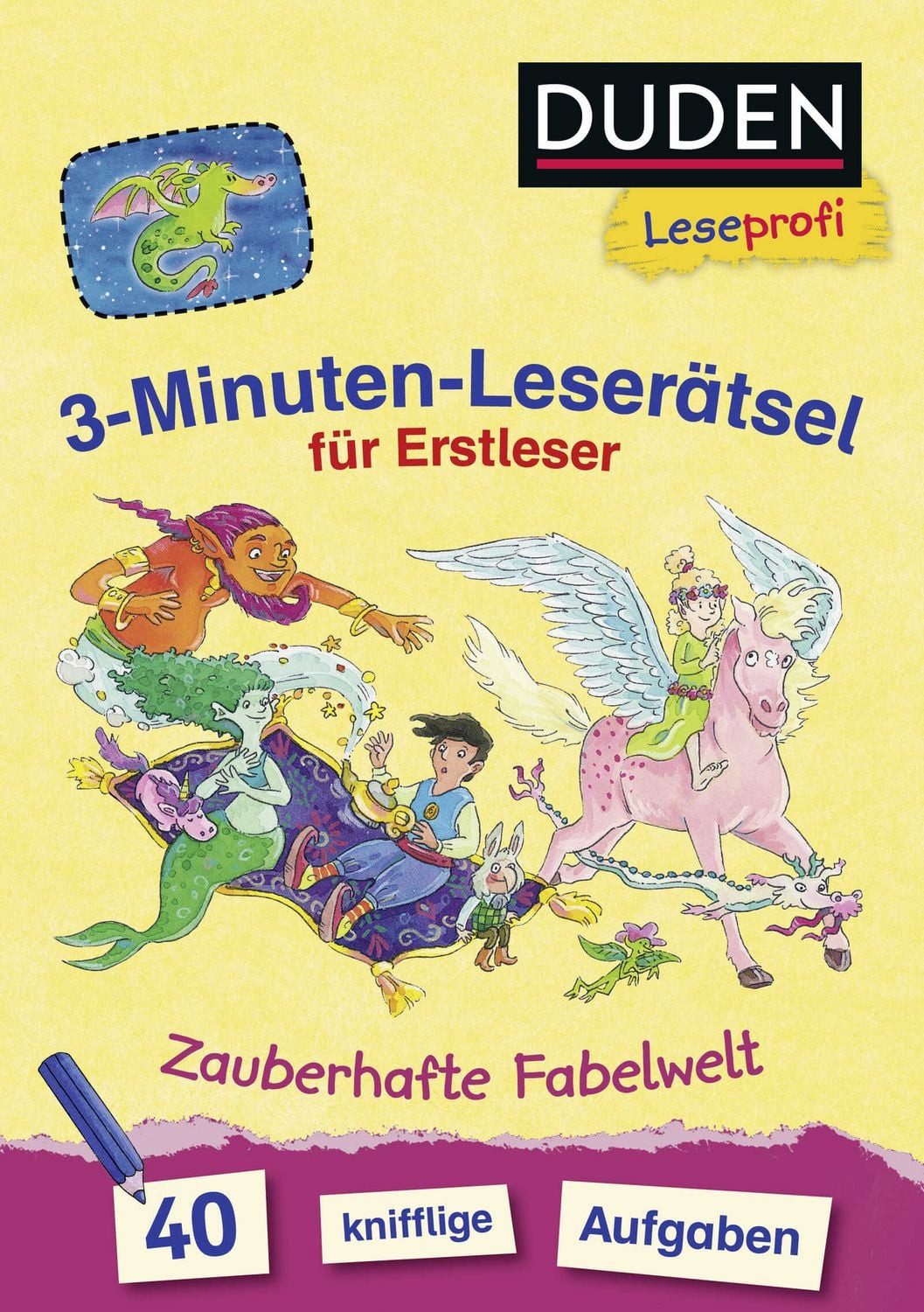 Duden Leseprofi – 3-Minuten-Leserätsel für Erstleser: Zauberhafte Fabe / Susanna Moll