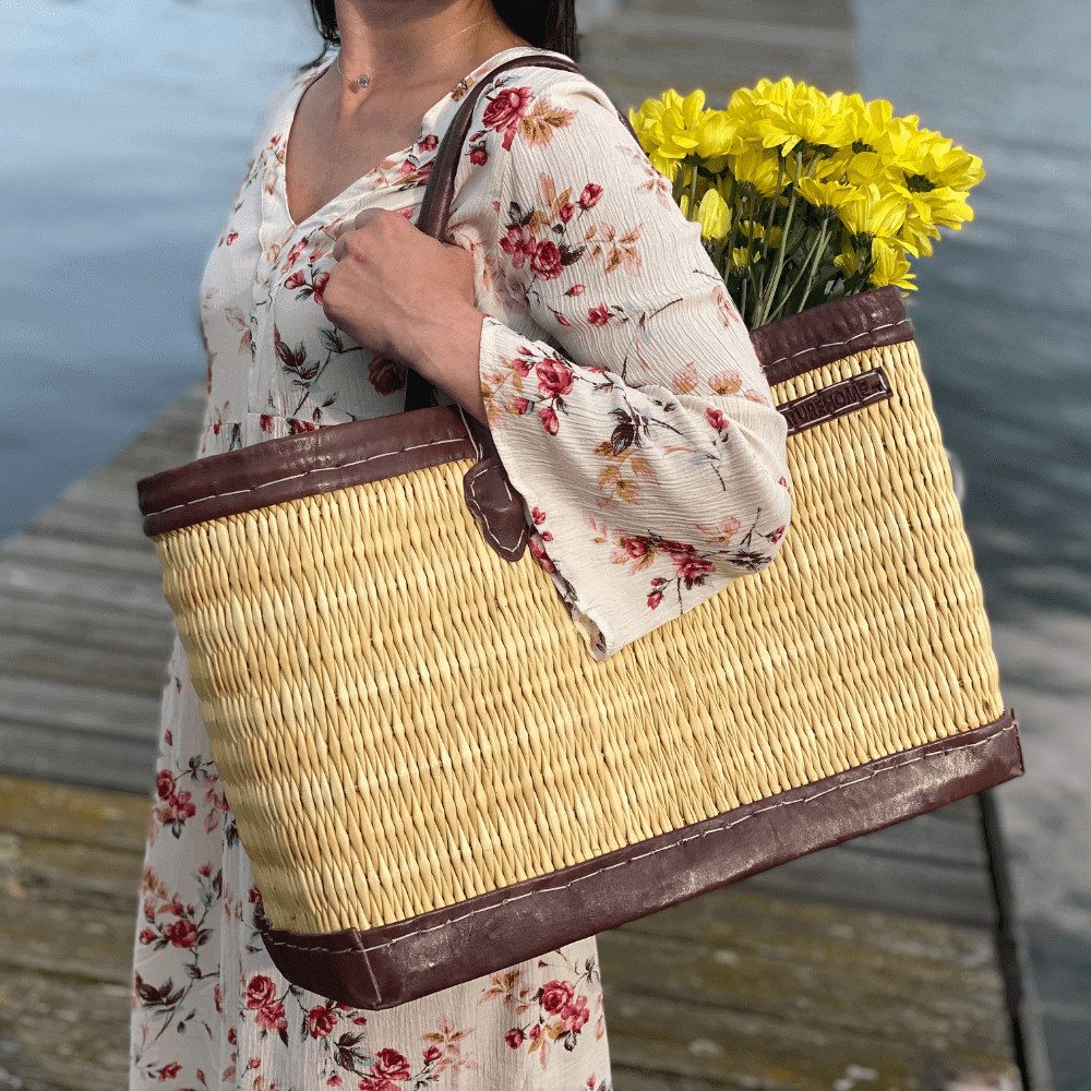 NATUREHOME Einkaufsshopper Schilfrohr Körbe versch. Größen, handarbeit, nac günstig online kaufen