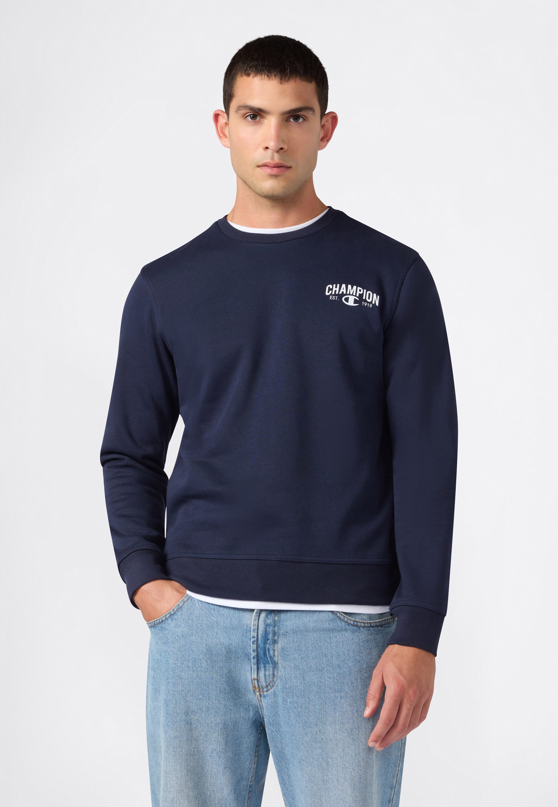 Champion Sweatshirt SPORTWEAR CREWNECK Standard Fit mit sportlicher Ausstrahlung, für Sportmode und Freizeit, Standard Fit