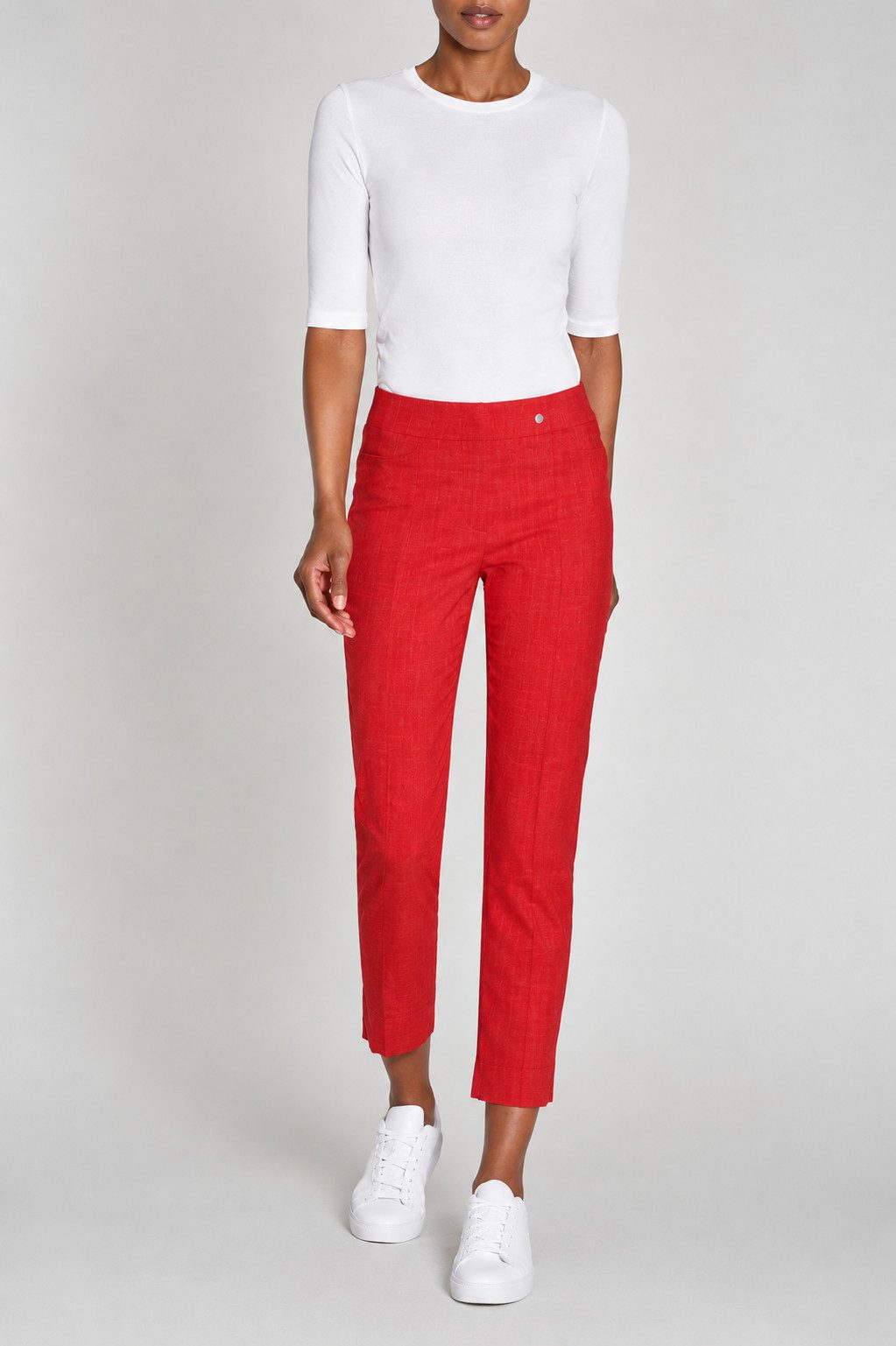 Stoffhose Style BELLA Capri 7/8 federleichte Sommer-Hose für heiße Tage