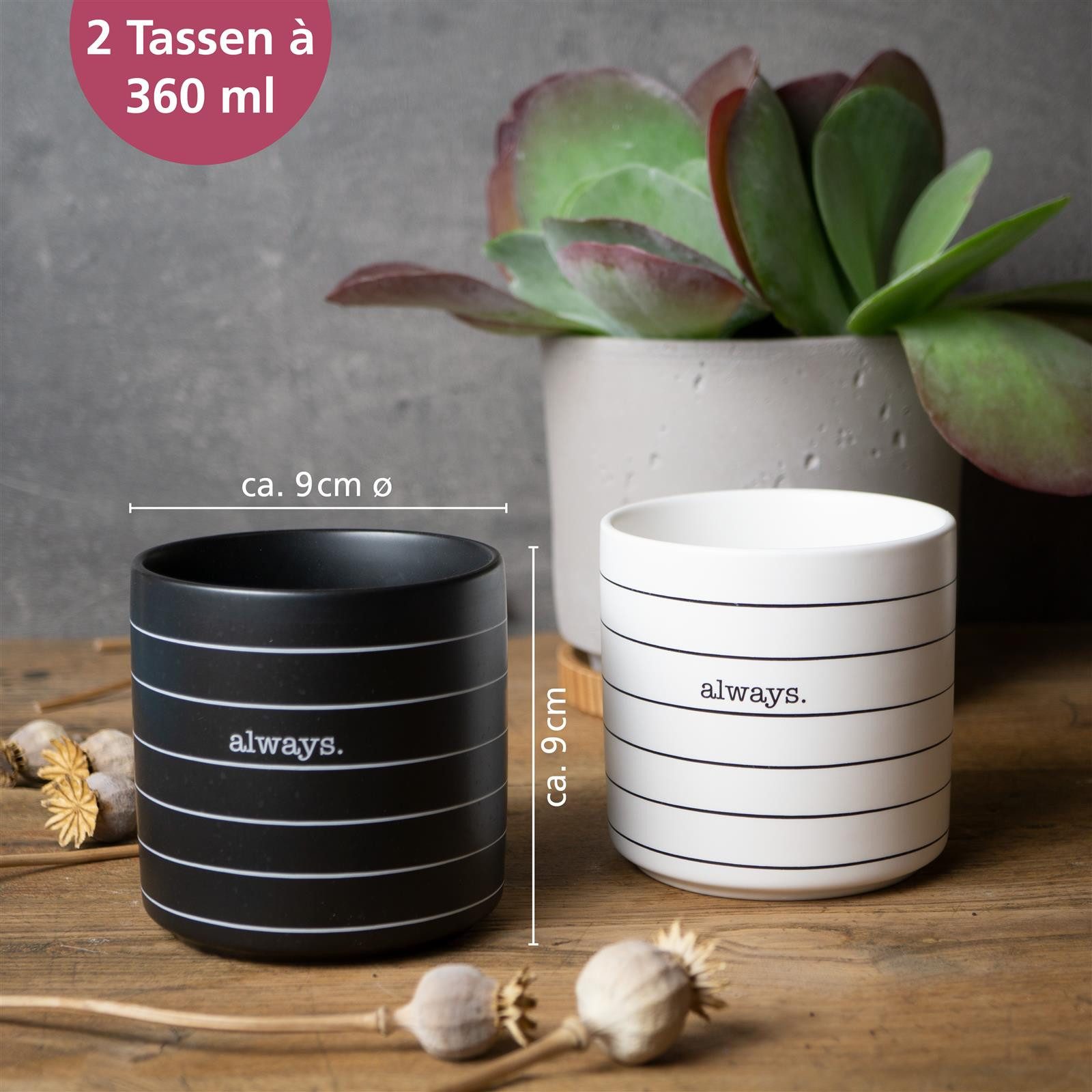 WeddingTree Becher WeddingTree Hochzeitsbecher Lines