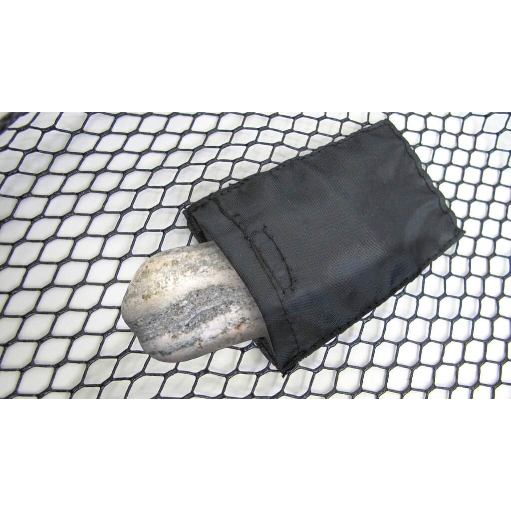 Jenzi Angelkescher Jenzi Spundwandkescher faltbar schwarz (1-St)