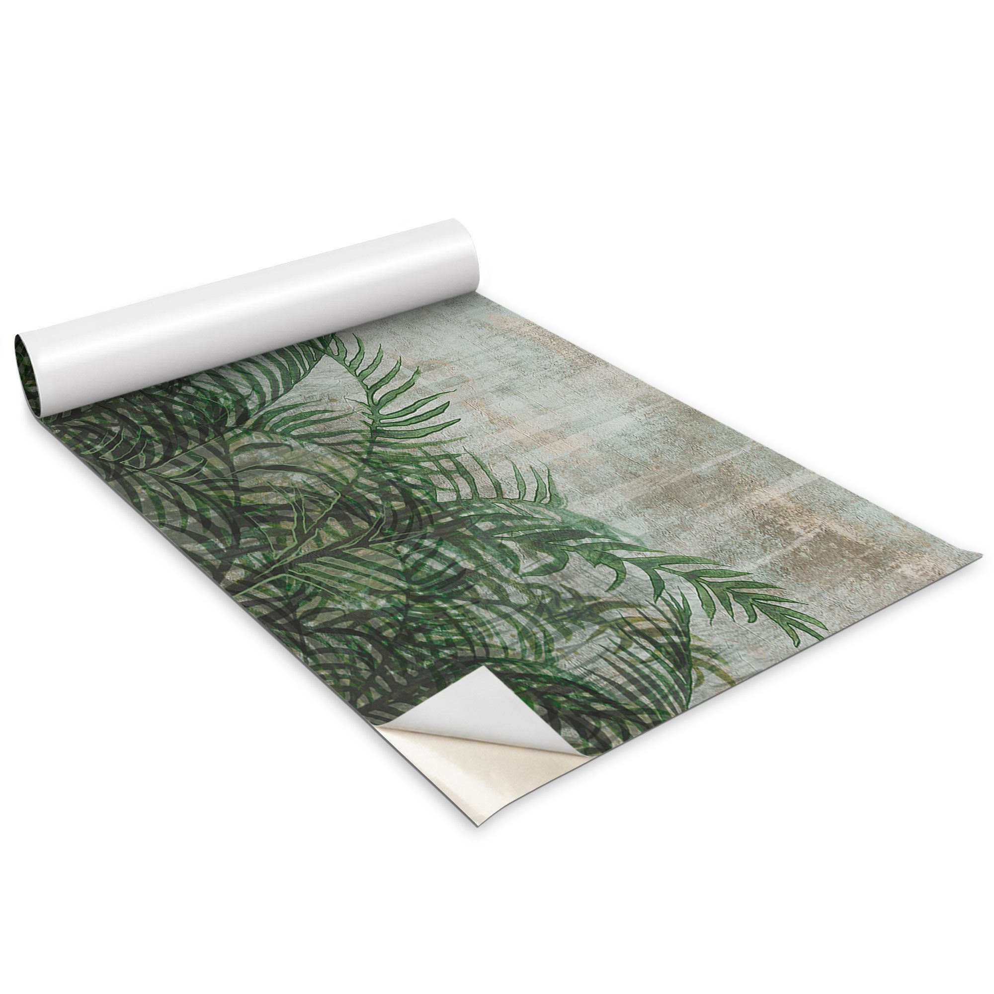 Möbelfolie Folie Für Möbel Farnblätter 100x50 cm Klebefolie Für Möbel