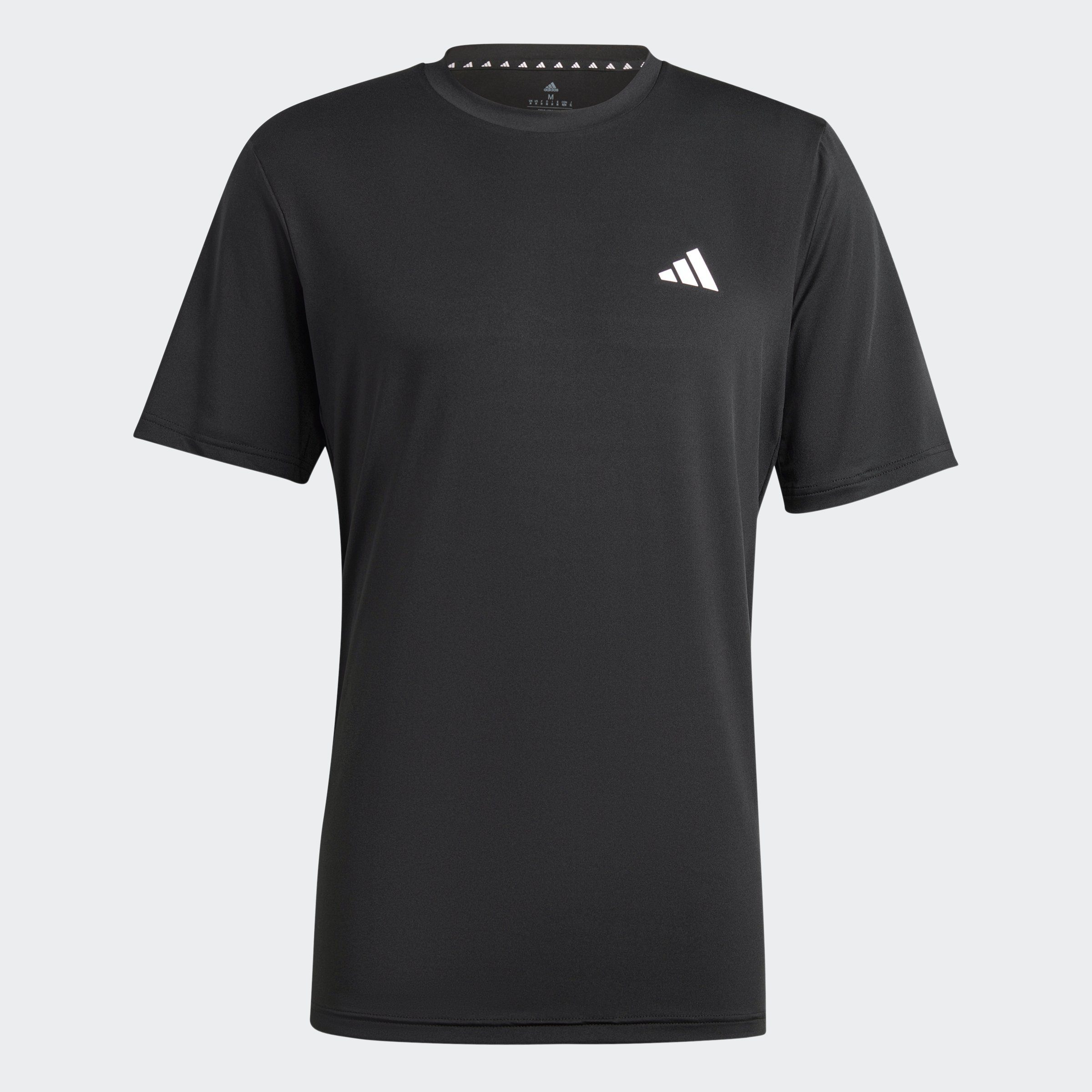 White T-Shirt / adidas STRETCH T TR-ES Performance Black