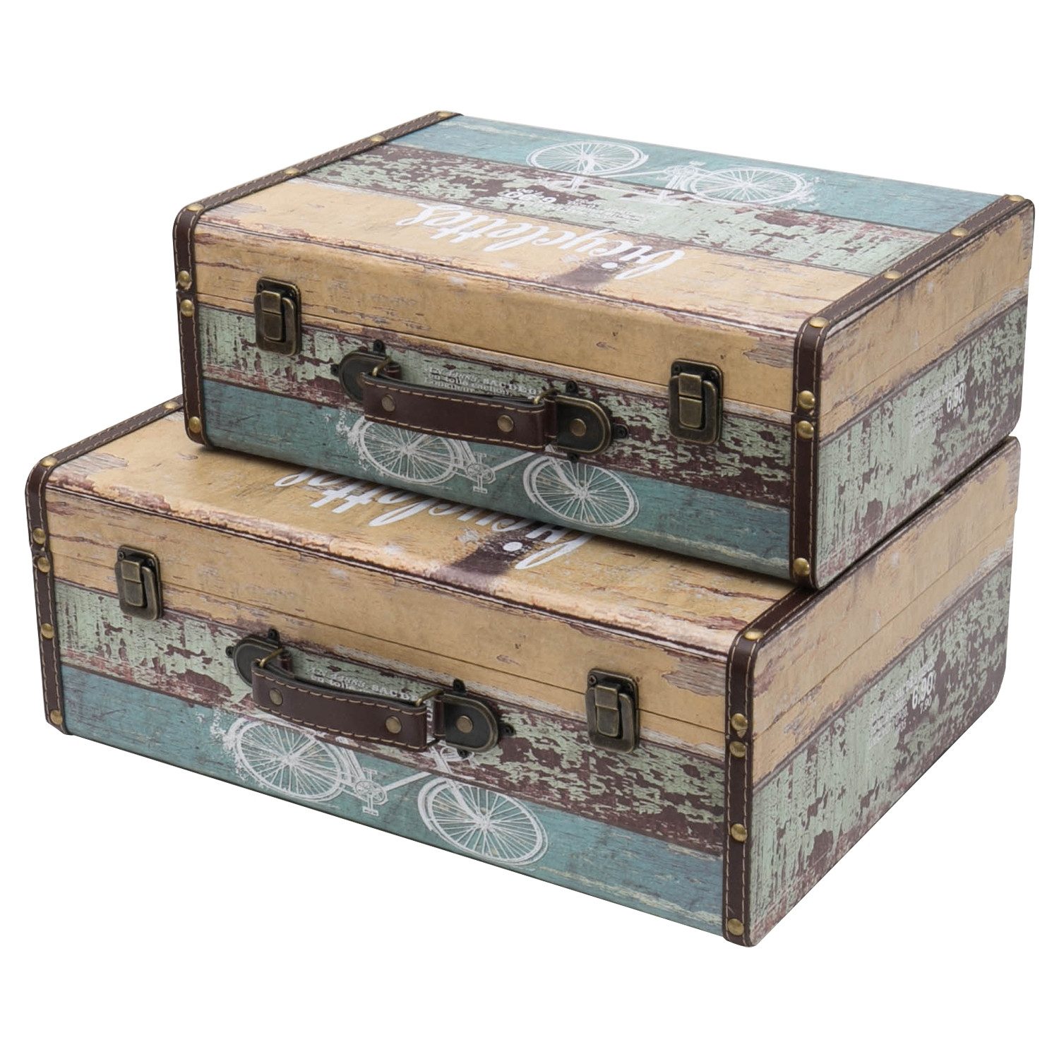 HMF Aufbewahrungsbox Handgefertigter Vintage Koffer aus günstig online kaufen