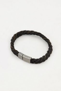 JP1880 Schmuckset Leder-Armband echtes Leder Metall-Verschluss
