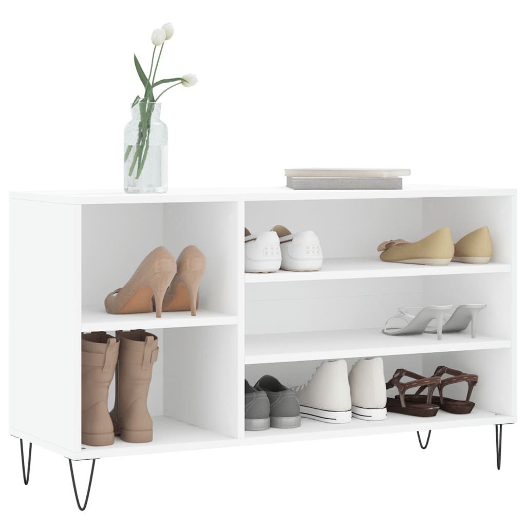 vidaXL Schuhregal Schuhregal Weiß 102x36x60 cm günstig online kaufen