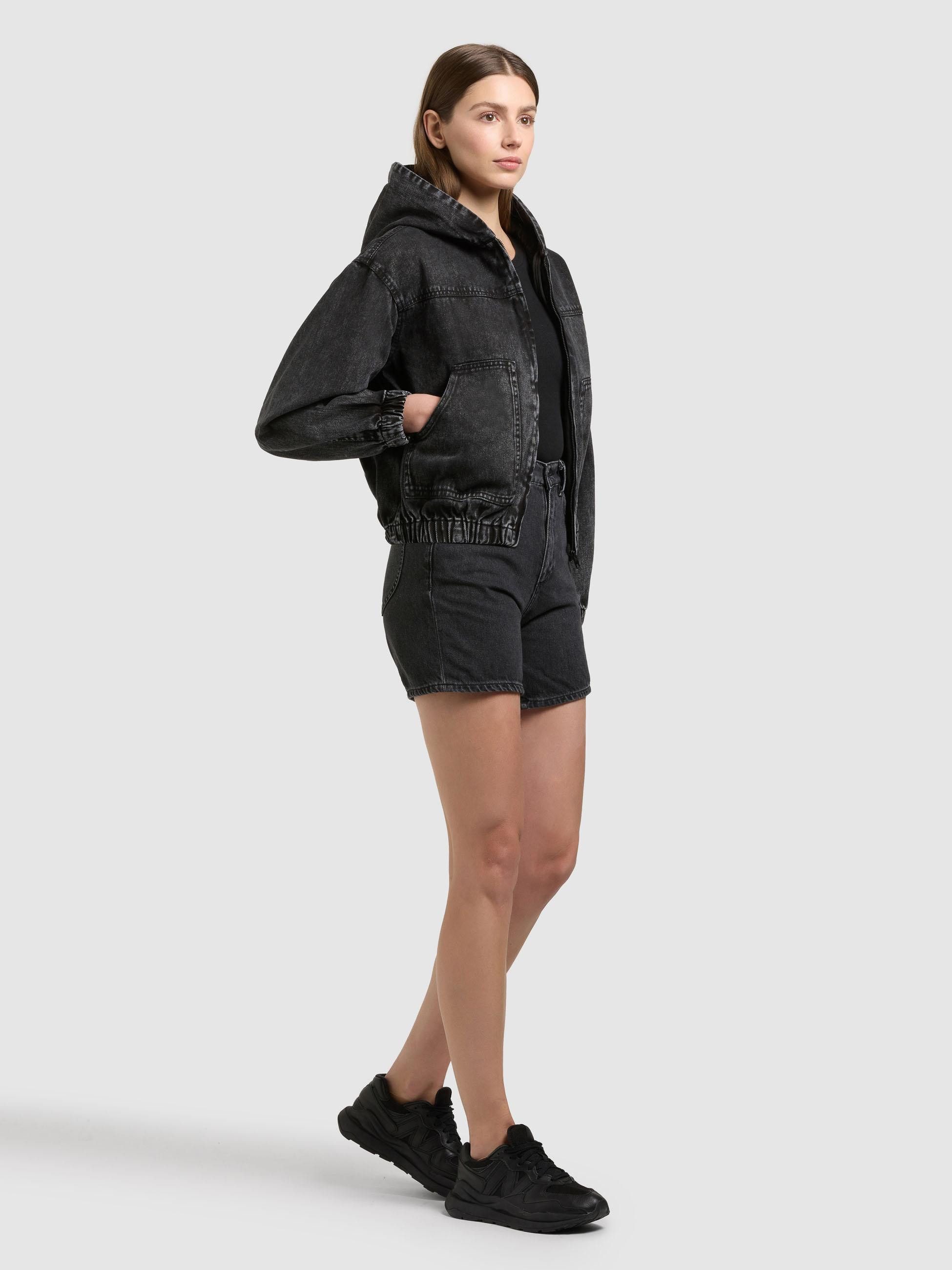 khujo Jeansjacke Gretel Modische Jacke in Jeans-Optik – Bild 5 von 5