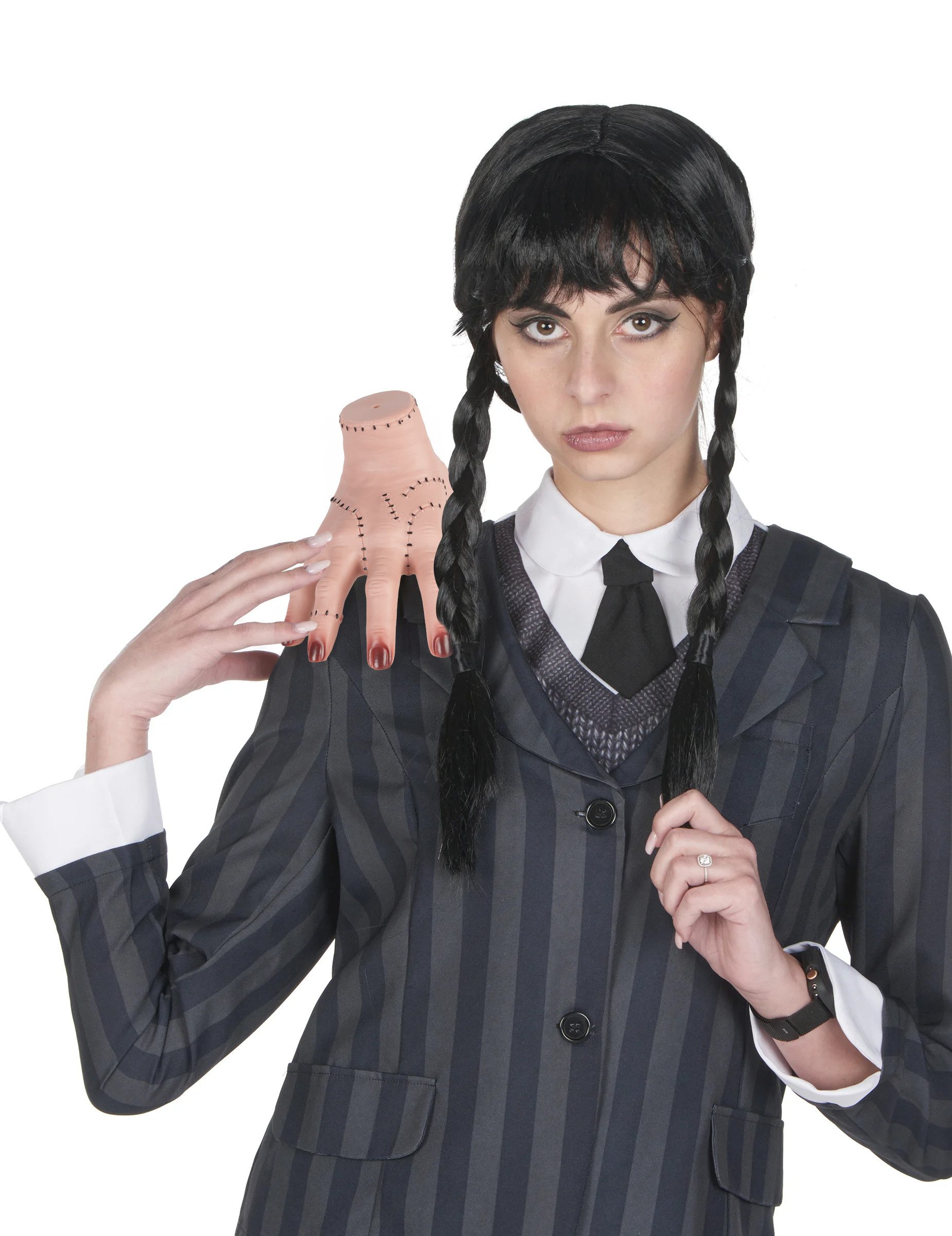 JADEO Kostüm Abgehackte Hand Tischdekoration Halloween Tischdeko