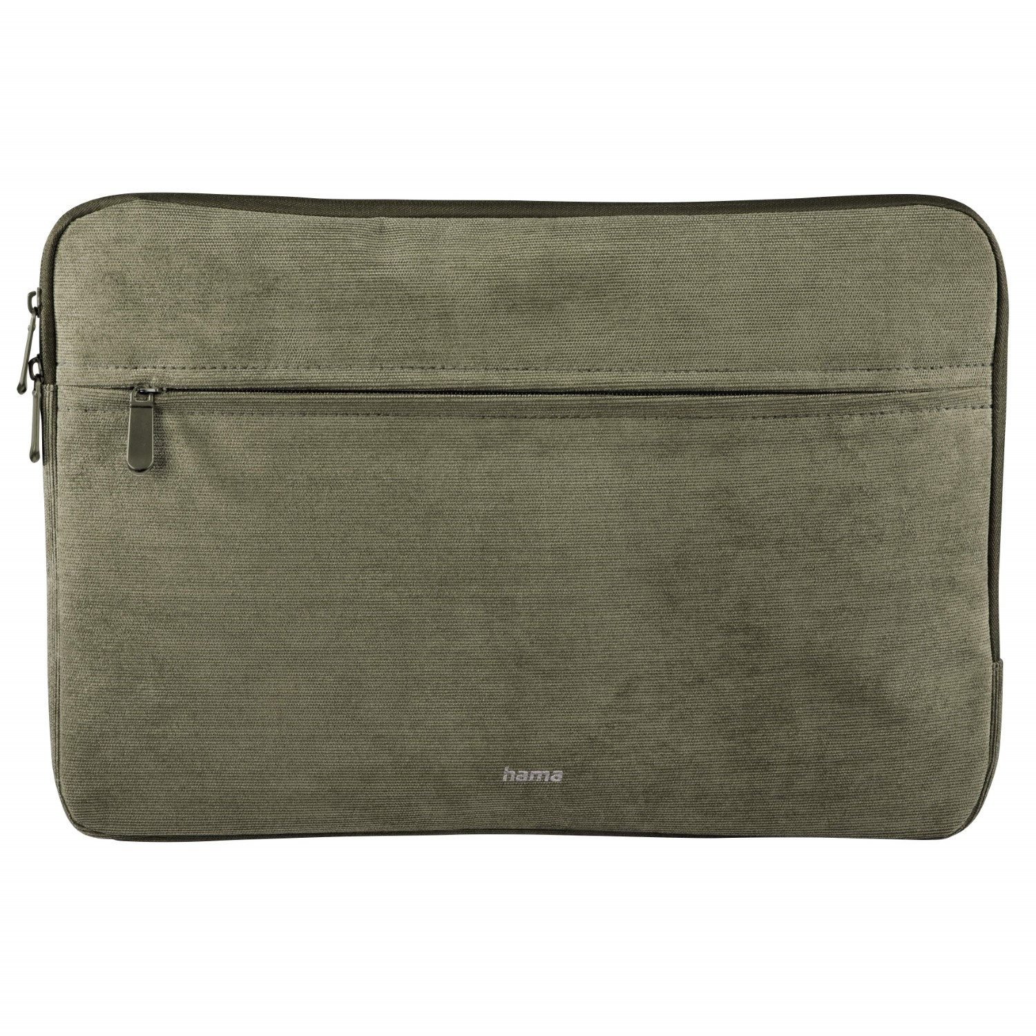 Hama Tablet-Hülle Notebook-Tasche Schutz-Hülle Cali 15" Oliv, Sleeve Cover Laptop passend für 15" 15,4" 15,6" Zoll