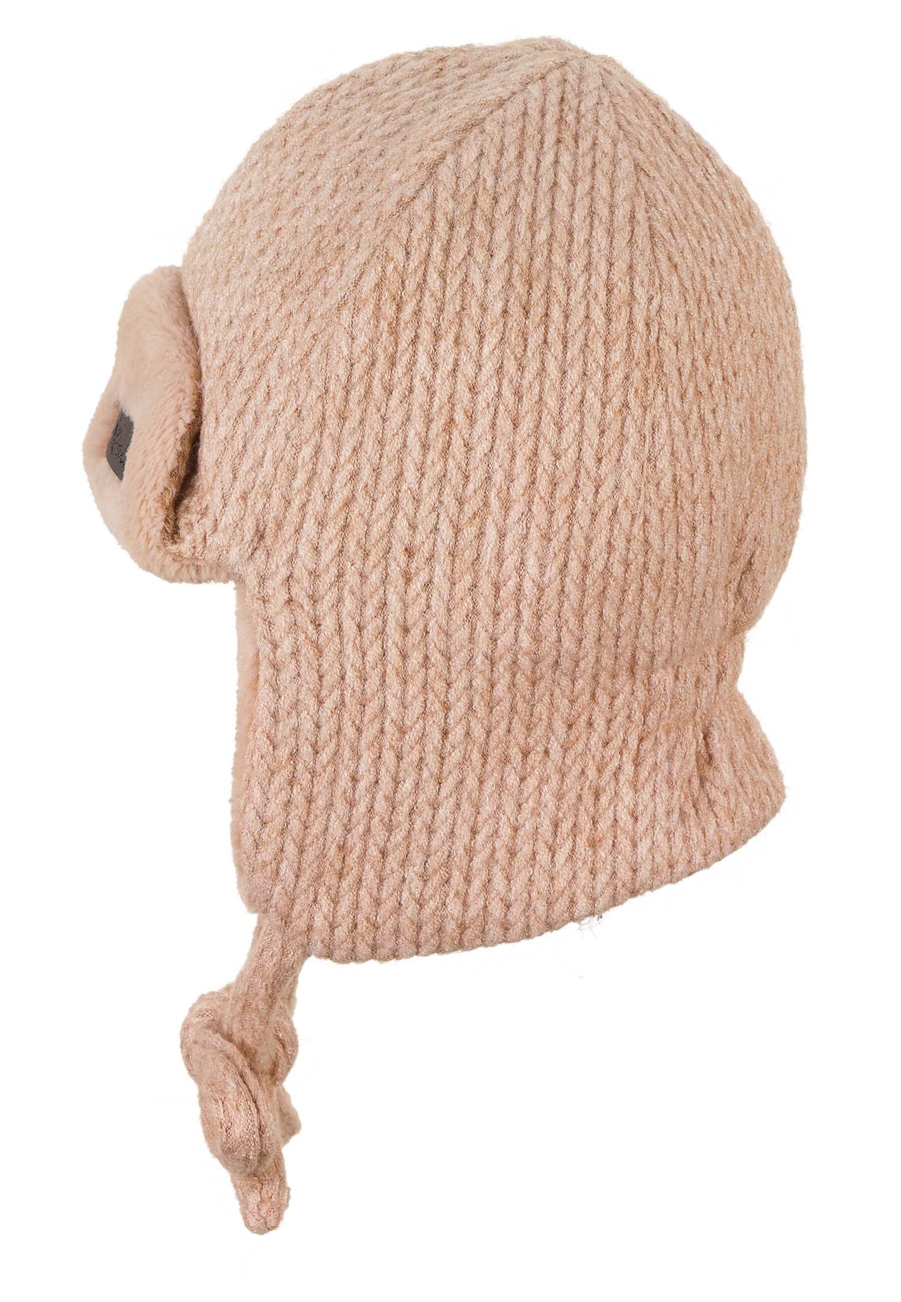 Sterntaler® Schlupfmütze Fliegermütze Strickoptik (1-St) günstig online kaufen