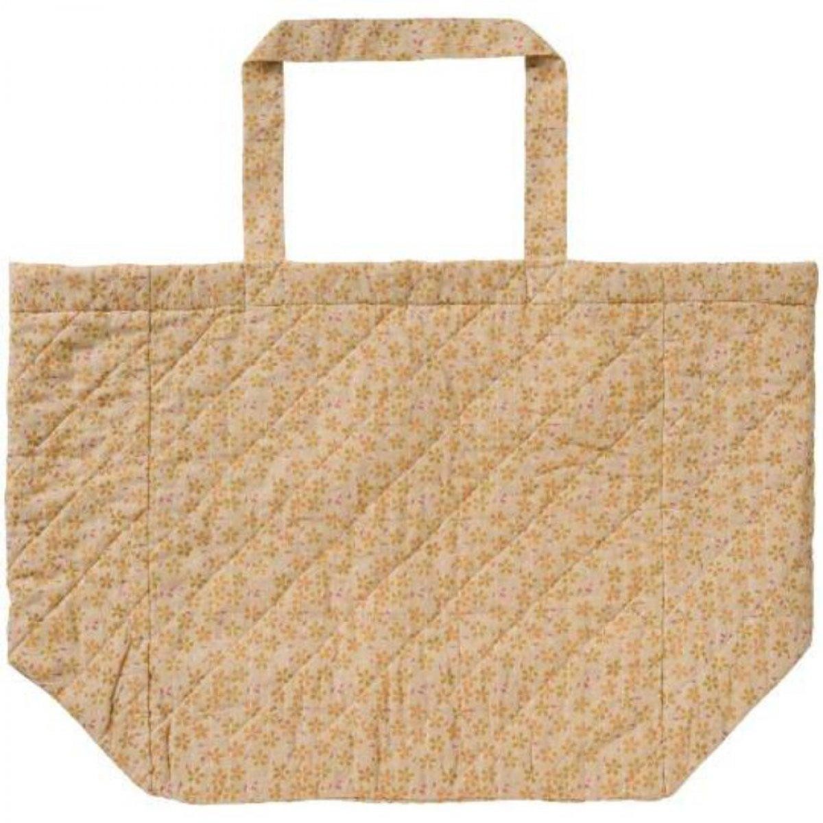 Ib Laursen Einkaufskorb Ib Laursen Tasche Beige Blumen (45cm)