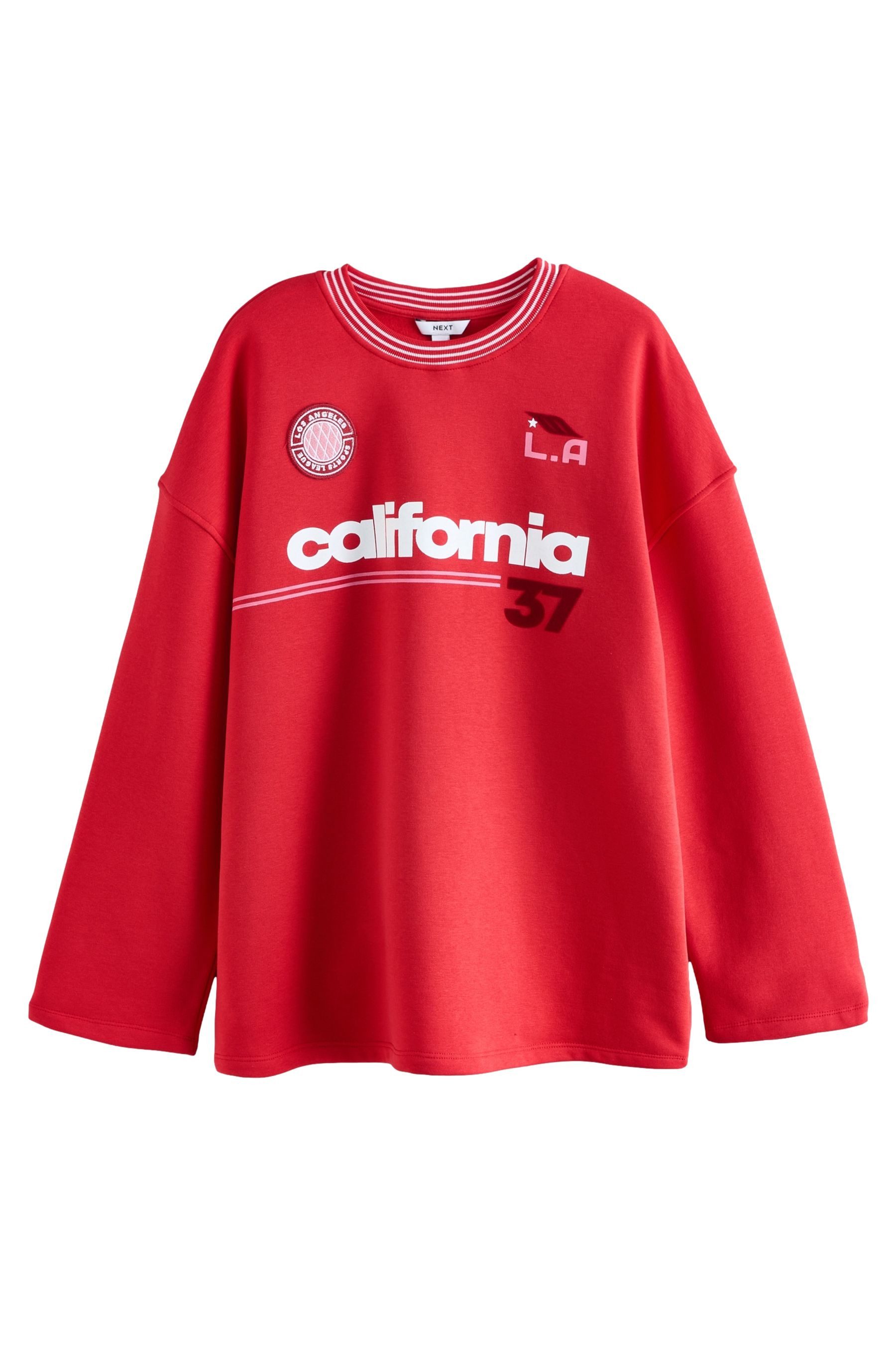Next Sweater Sweatshirt mit weiten Ärmeln günstig online kaufen