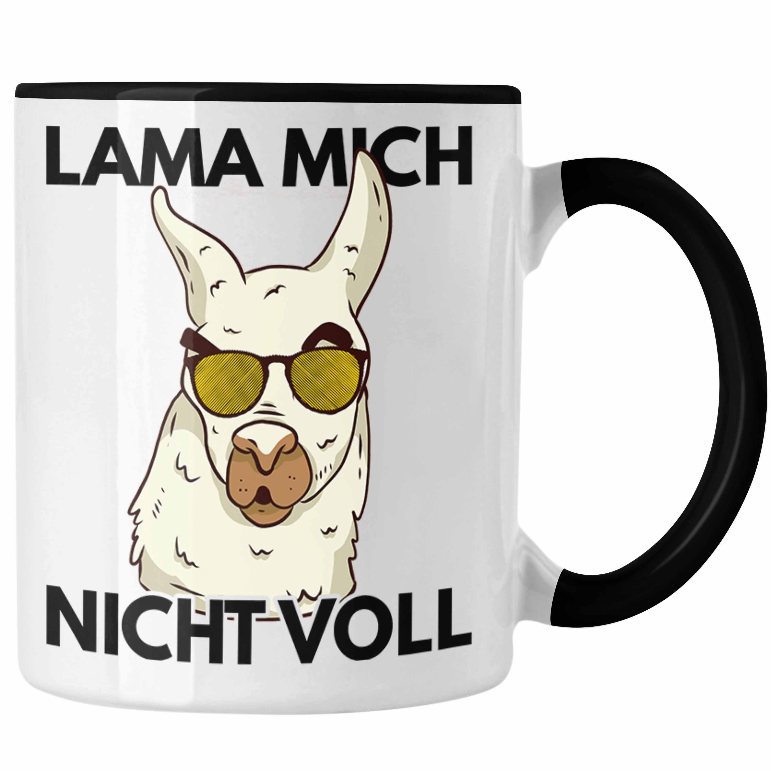 Mich Lama-Liebhaber - Trendation Nicht Alpaka Trendation Tasse Geschenkidee Frauen Geschenk Voll Llama Schwarz Tasse