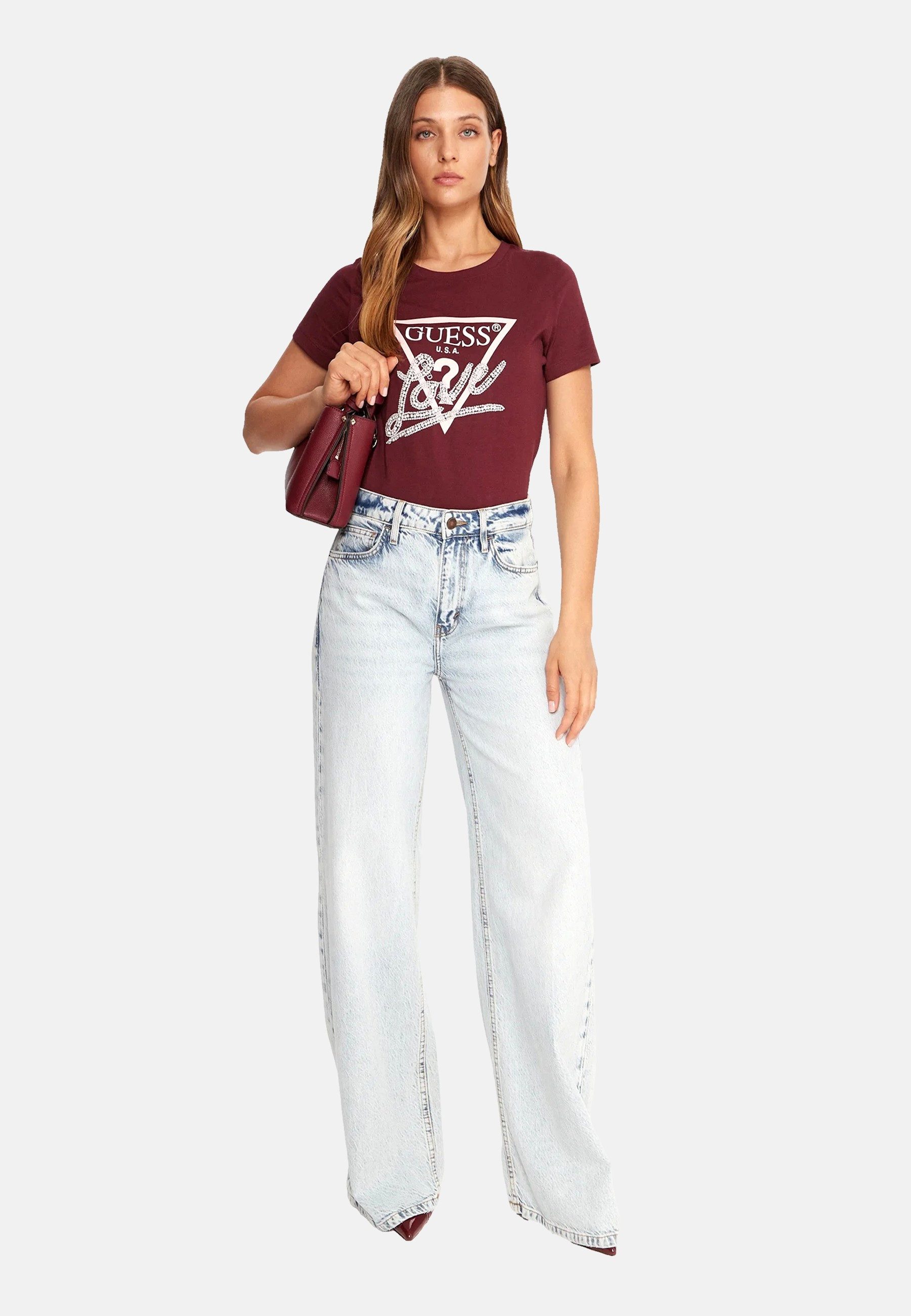 Guess T-Shirt T-Shirt Kurzarmshirt (1-tlg., 1)