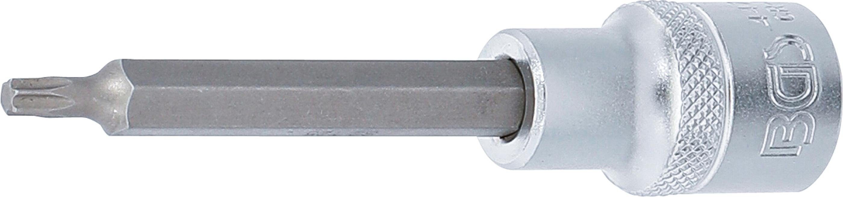 BGS technic Bit-Schraubendreher mm, (1/2), Länge 100 Torx) (für mm Innenvierkant 12,5 Antrieb Bit-Einsatz, T-Profil T25