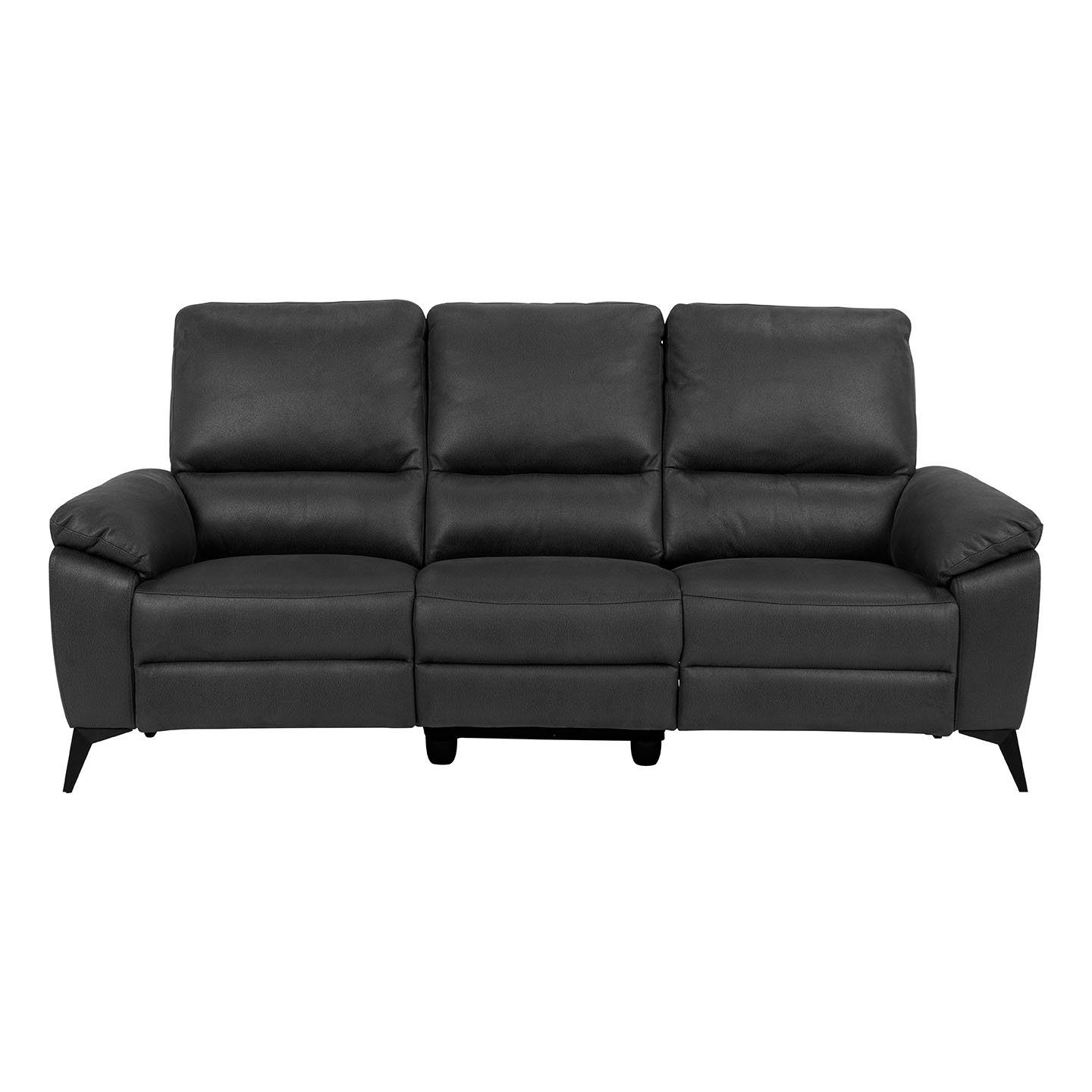 ebuy24 Sofa Rie Sofa 3-Sitzer Recliner elektrisch, grau., 1 Teile günstig online kaufen