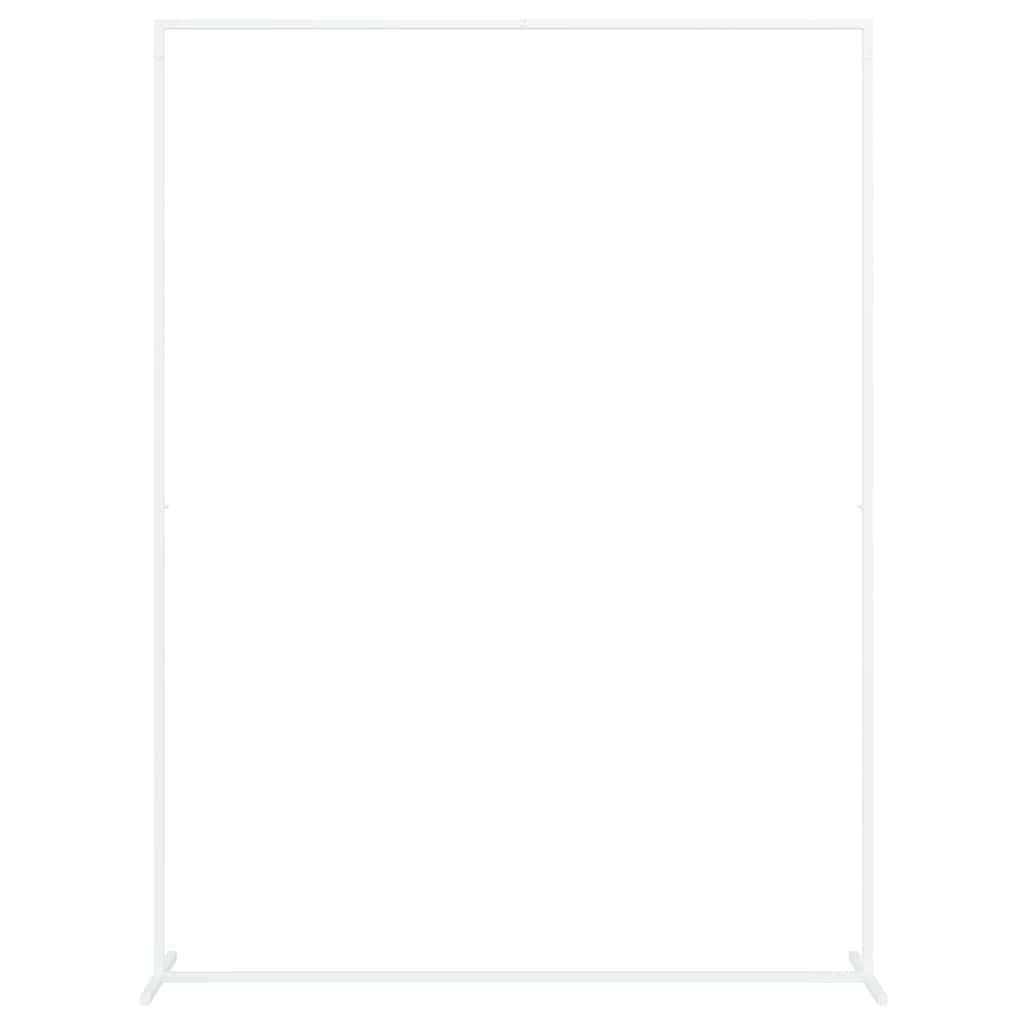 vidaXL Pergola Hochzeitsbogen Weiß 150 x 49,5 x 200 cm Stahl, (1-tlg)