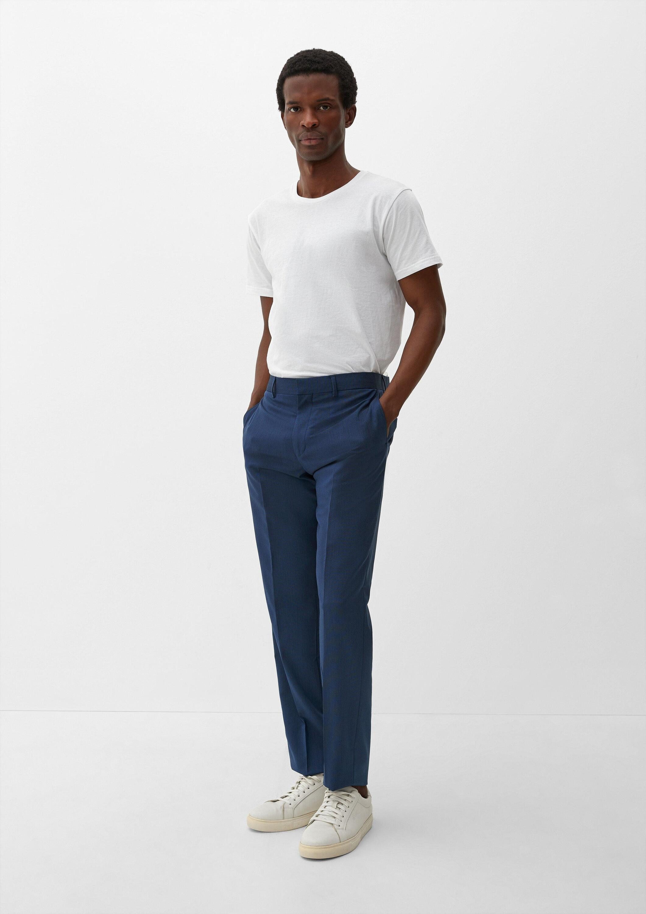 s.Oliver Chinos Hose S.OPURE Slim: Elastische Anzughose