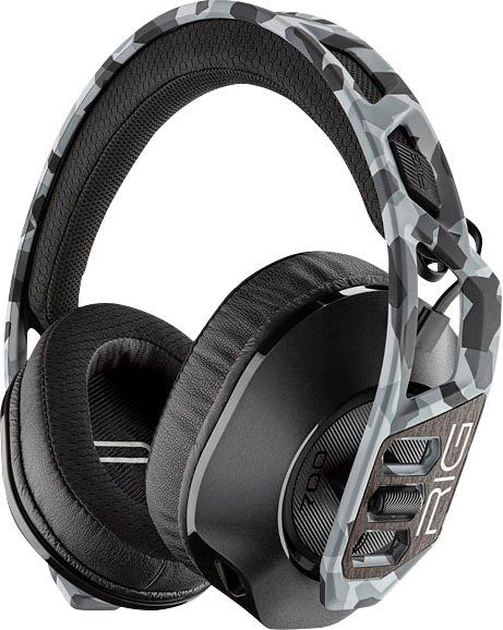 nacon RIG 700HS ARTIC CAMO Gaming-Headset (Geräuschisolierung, Mikrofon  abnehmbar, Rauschunterdrückung), schnurlose Reichweite bis zu 10 Meter, bis  zu 12 Stunden Akkulaufzeit