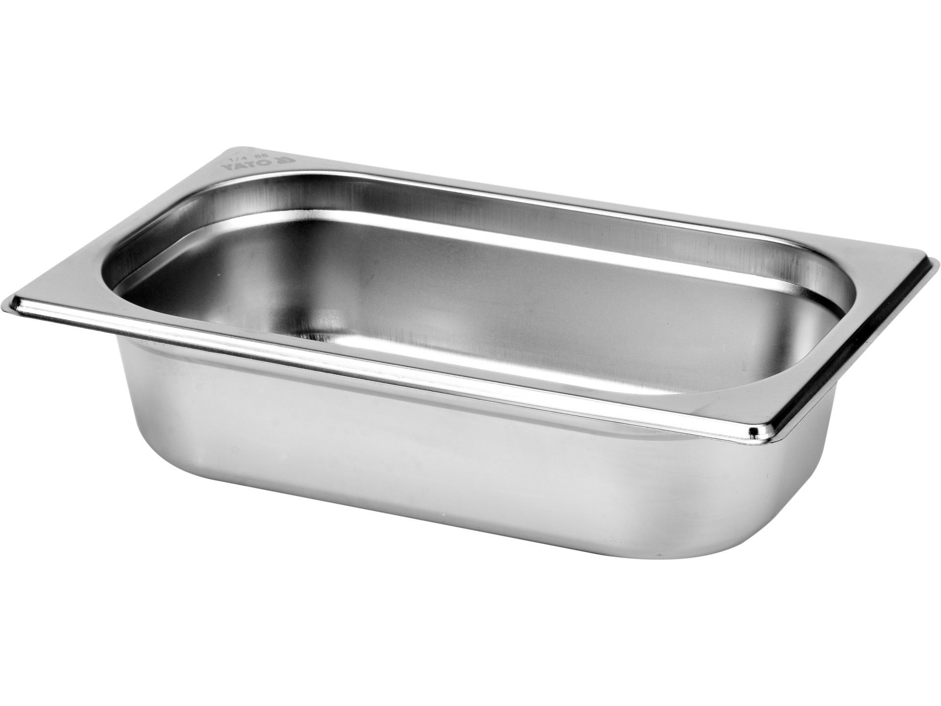 TRIZERATOP Aufbewahrungssystem Gastro Behälter, Edelstahl GN 1/4 Tiefe 265x162mm, Edelstahl 201, (Stück, Gastro)
