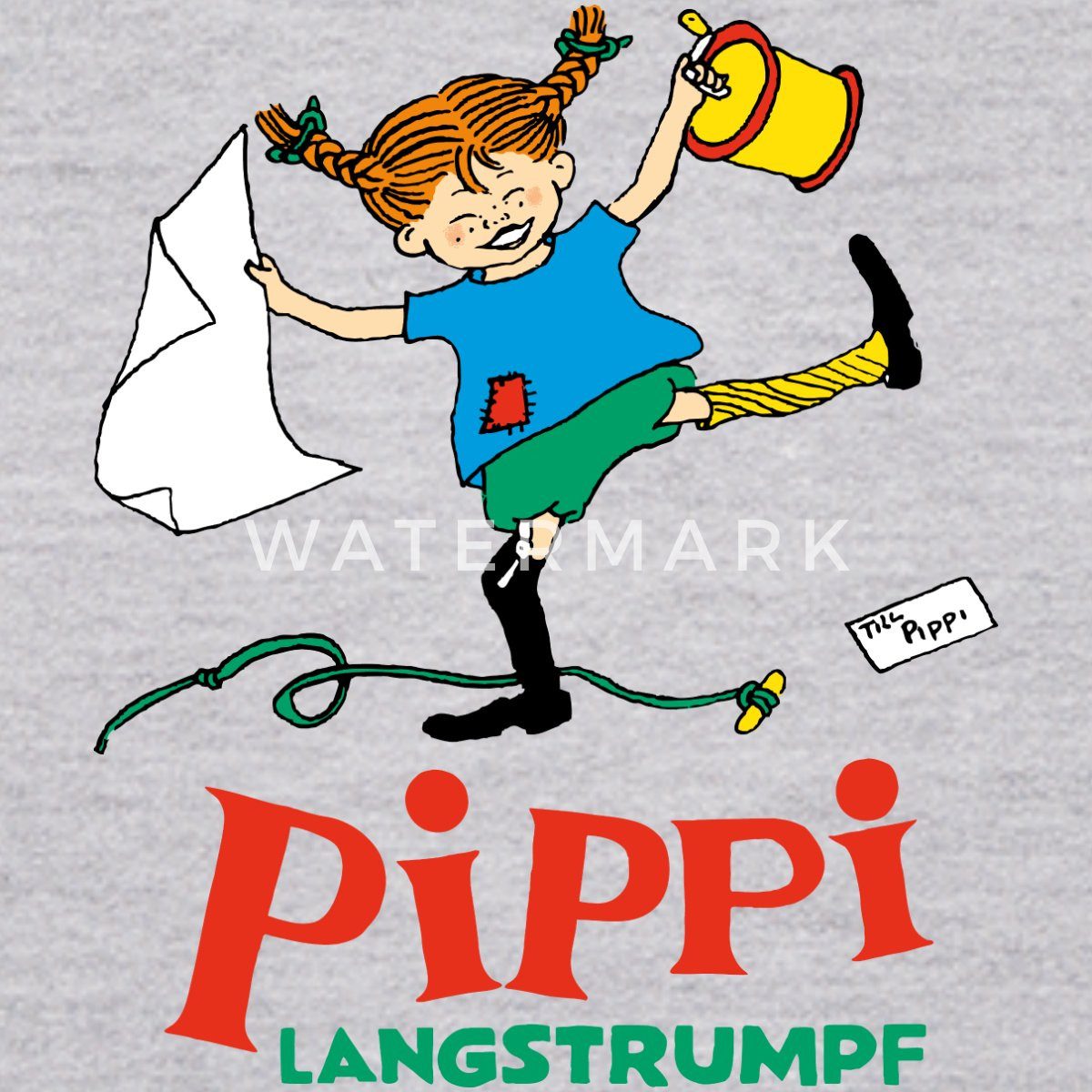 Spreadshirt Hoodie Pippi Langstrumpf Pippi Hat Spaß Teenager Hoodie (1-tlg)