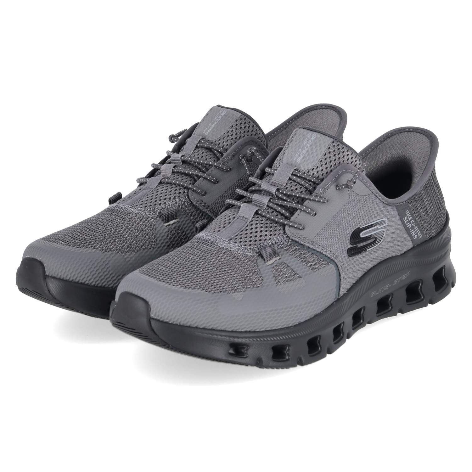 Skechers Skechers 232930 CCBK Herren Textil & Synthetik grey Schnürschuh