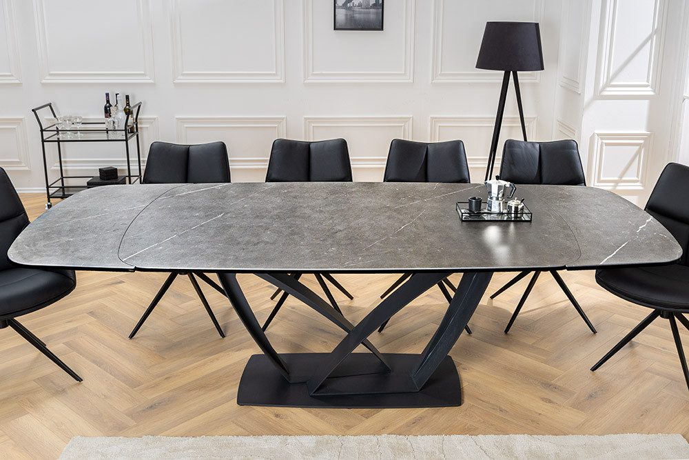 riess-ambiente Esstisch PAPILLON 180-260cm graphit / günstig online kaufen