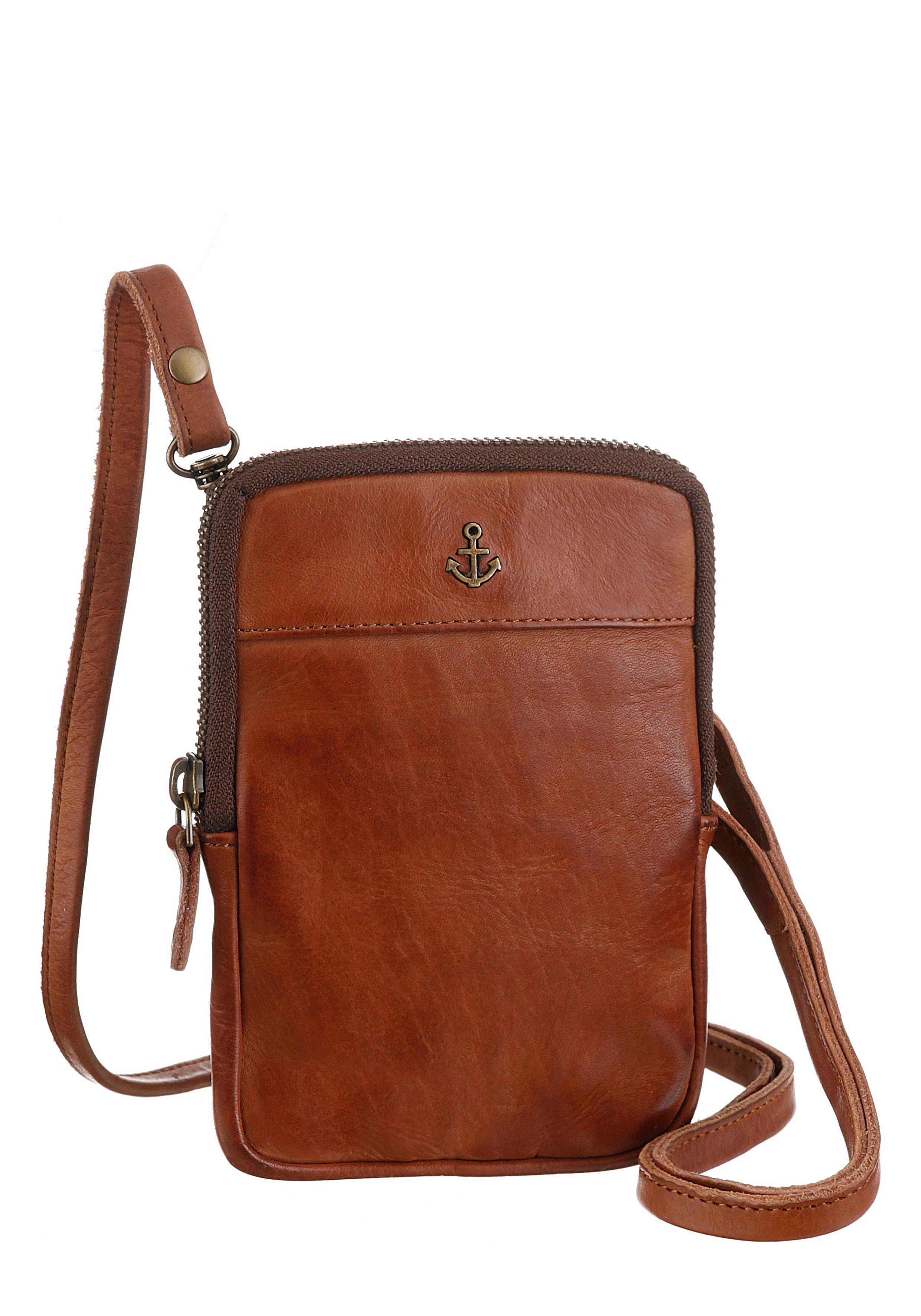 HARBOUR 2nd Mini Bag Benita, aus griffigem Leder mit typischen Marken -Anker-Label