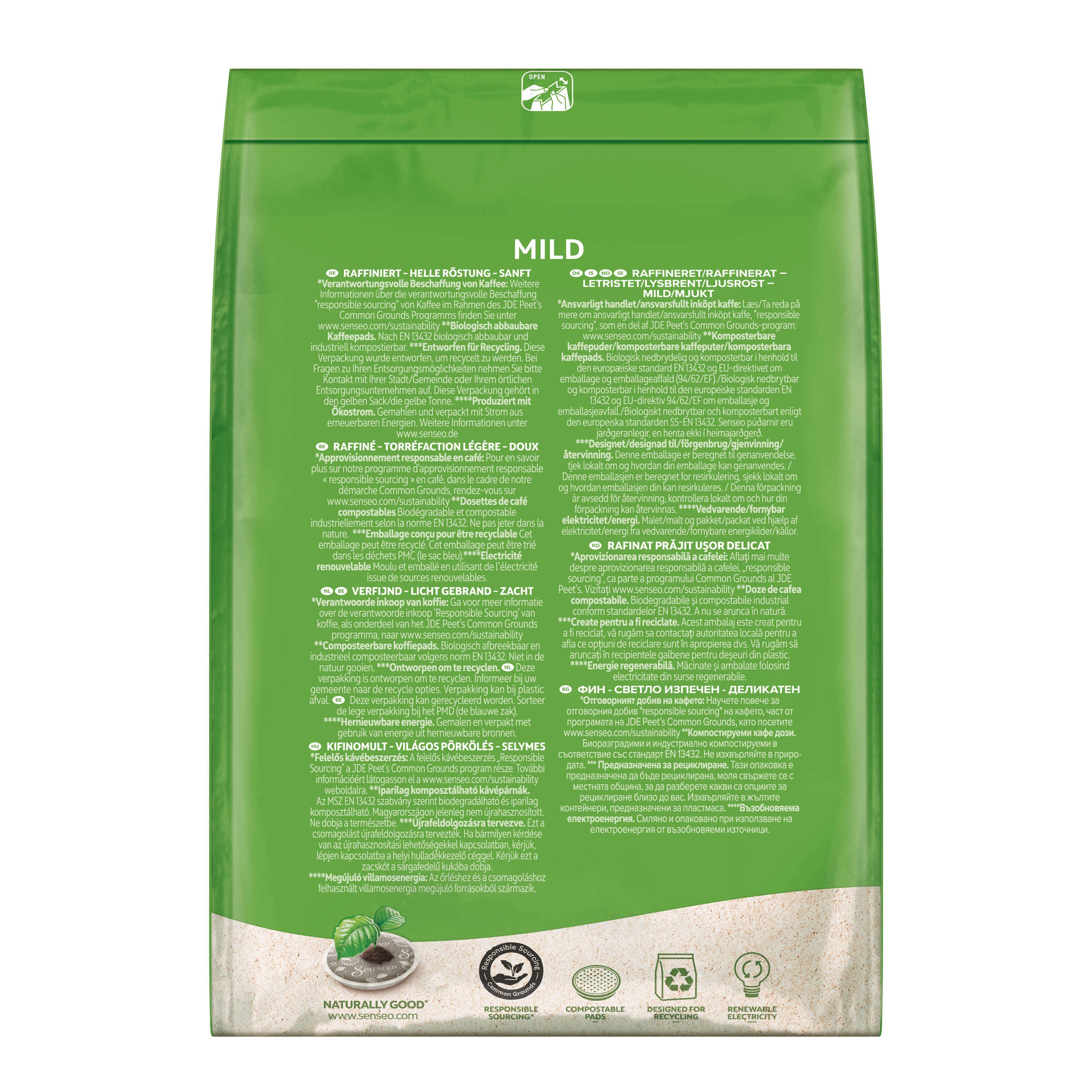 Senseo Kaffee Pads Mild helle Röstung XXL Pack 5 x 48 =240 Getränke, (Packung, 5er Pack)