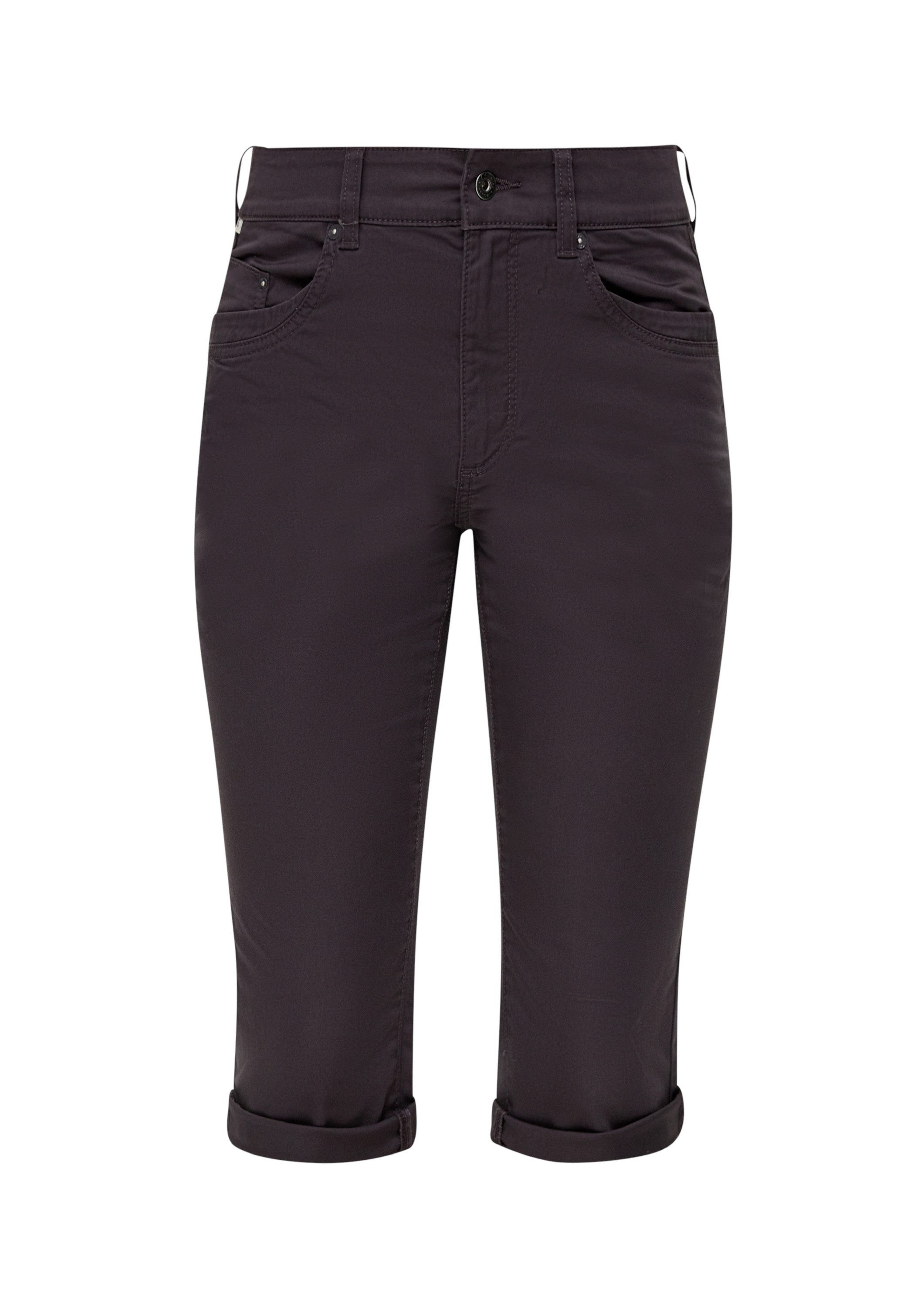QS Caprihose Hose Slim: Capri aus Baumwollsatin günstig online kaufen