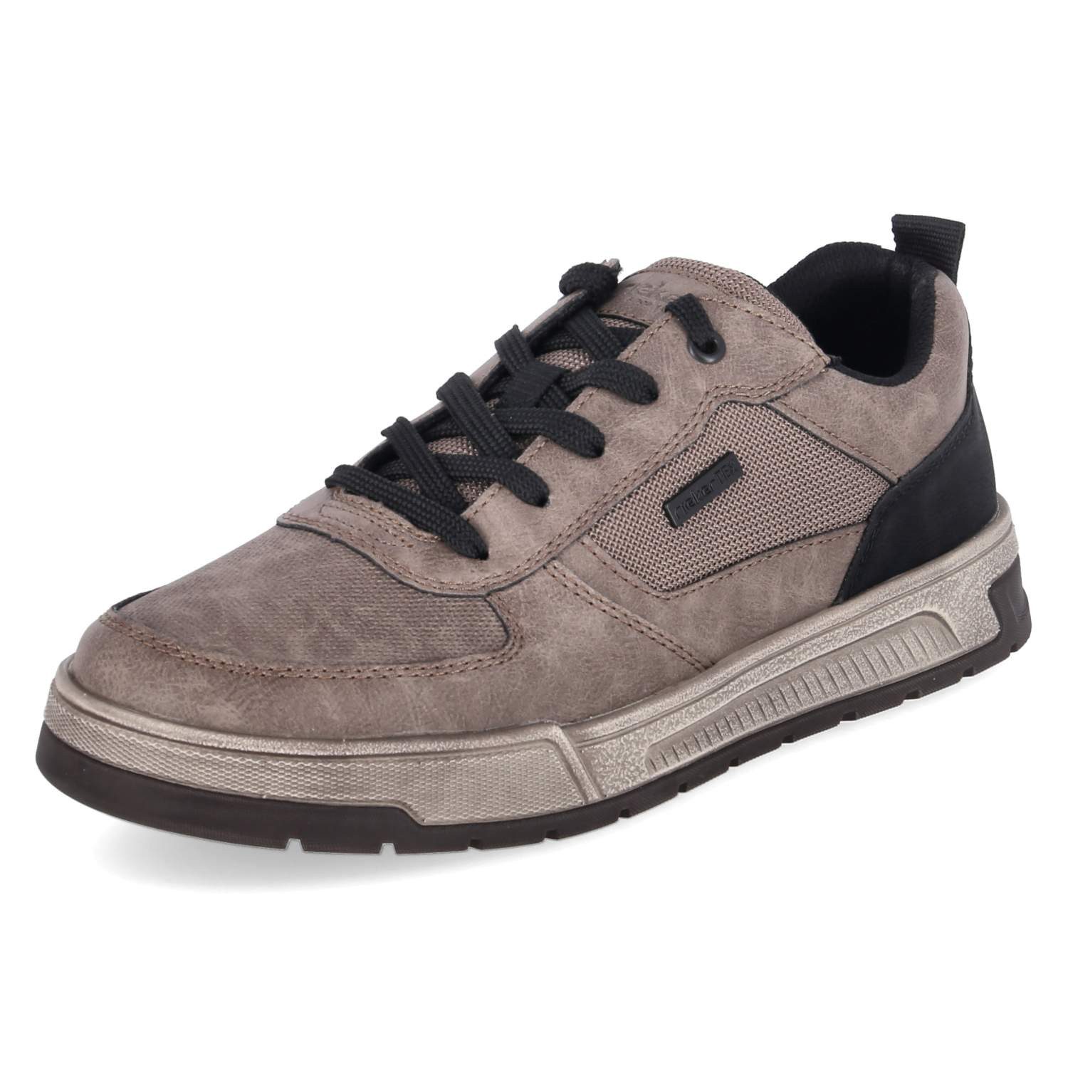 Rieker Rieker 36000-64 Herren Textil & Synthetik taupe Schnürschuh