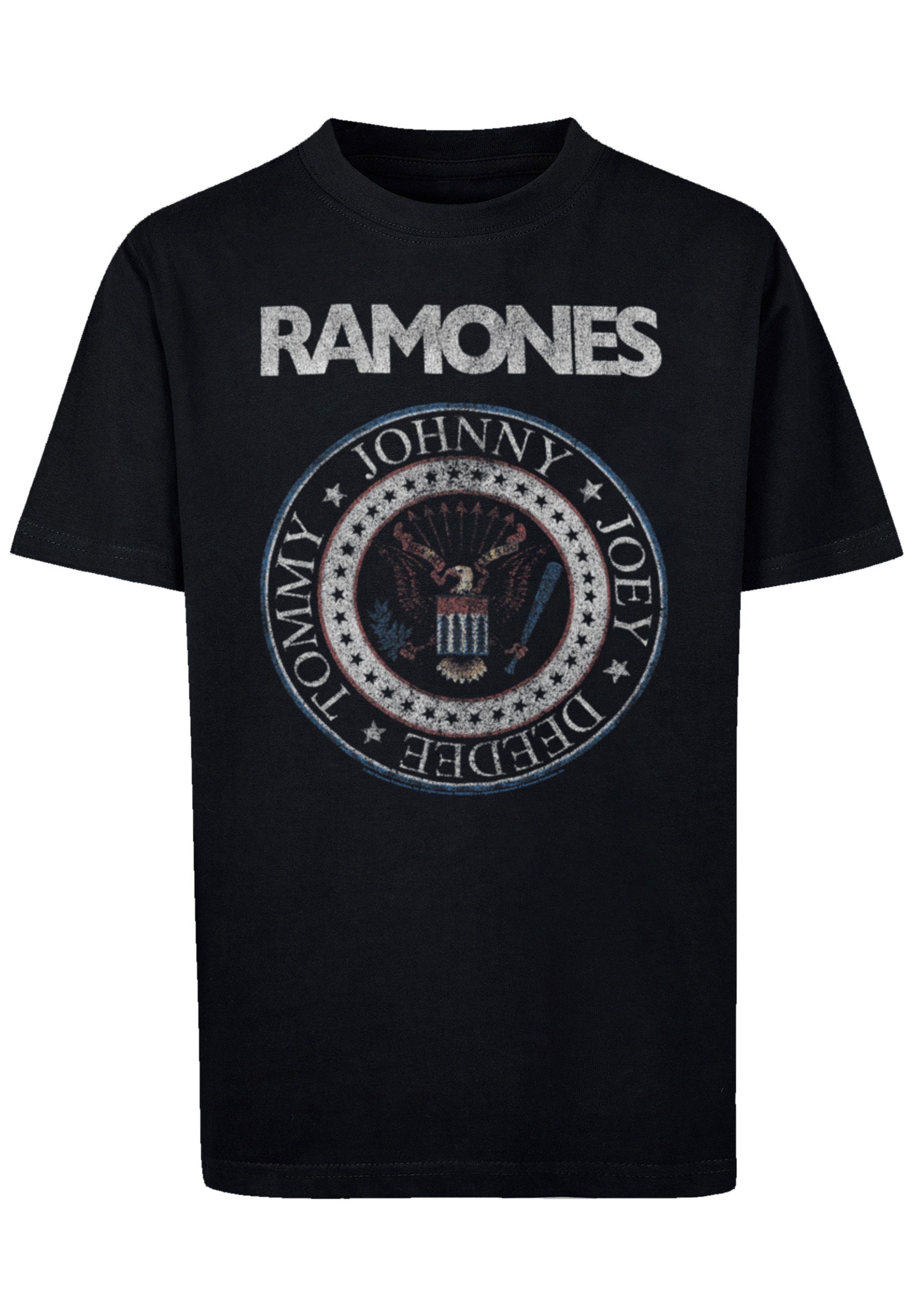 White Red F4NT4STIC And Rock-Musik Premium Band Rock T-Shirt Seal Band, Qualität, Musik Ramones